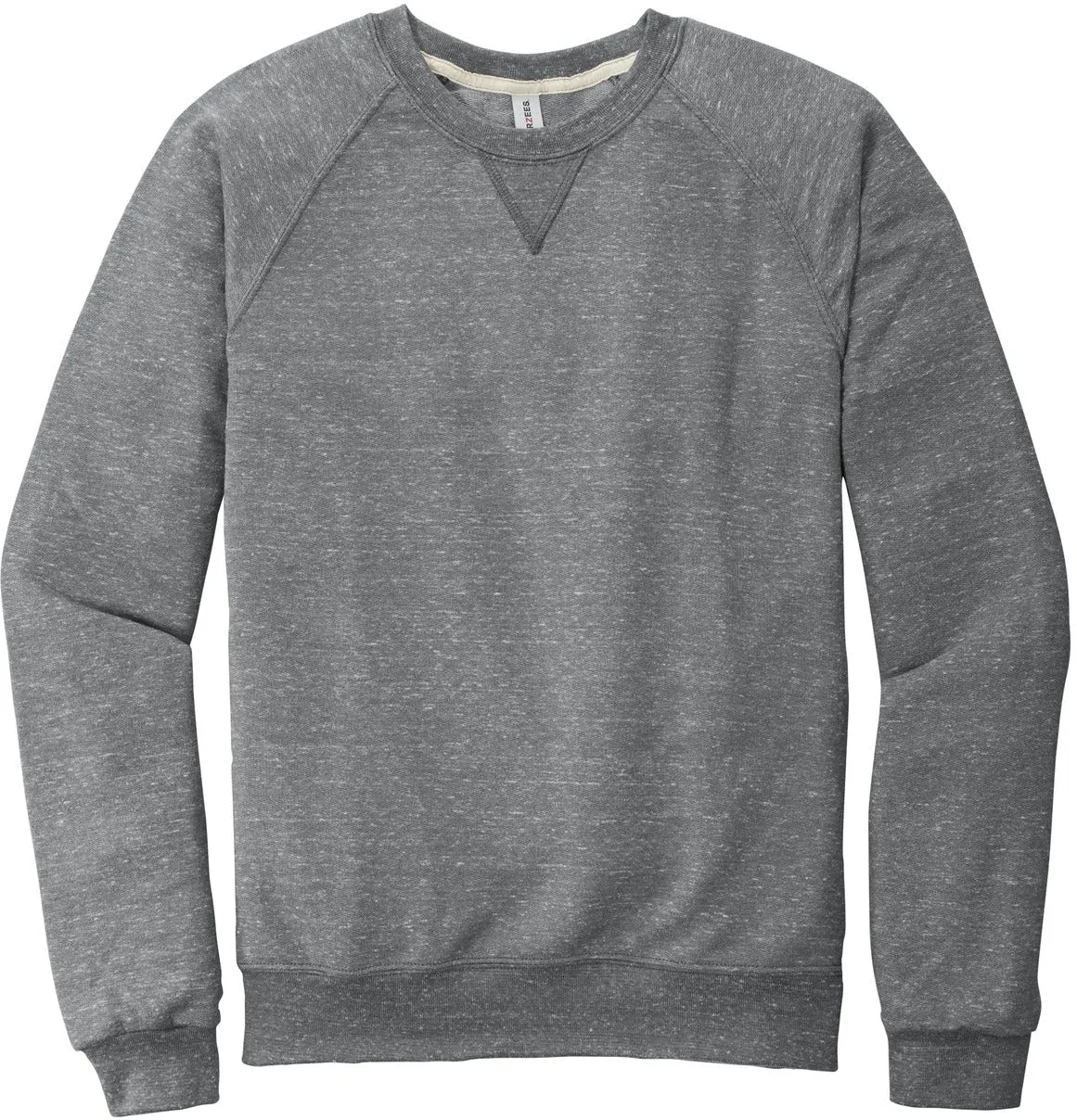 JerzeesSnow Heather French Terry Raglan Crew