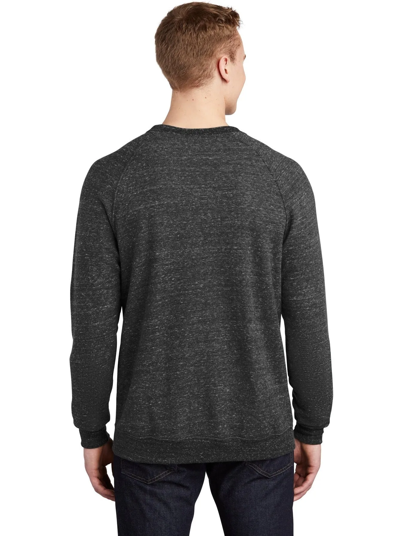 JerzeesSnow Heather French Terry Raglan Crew