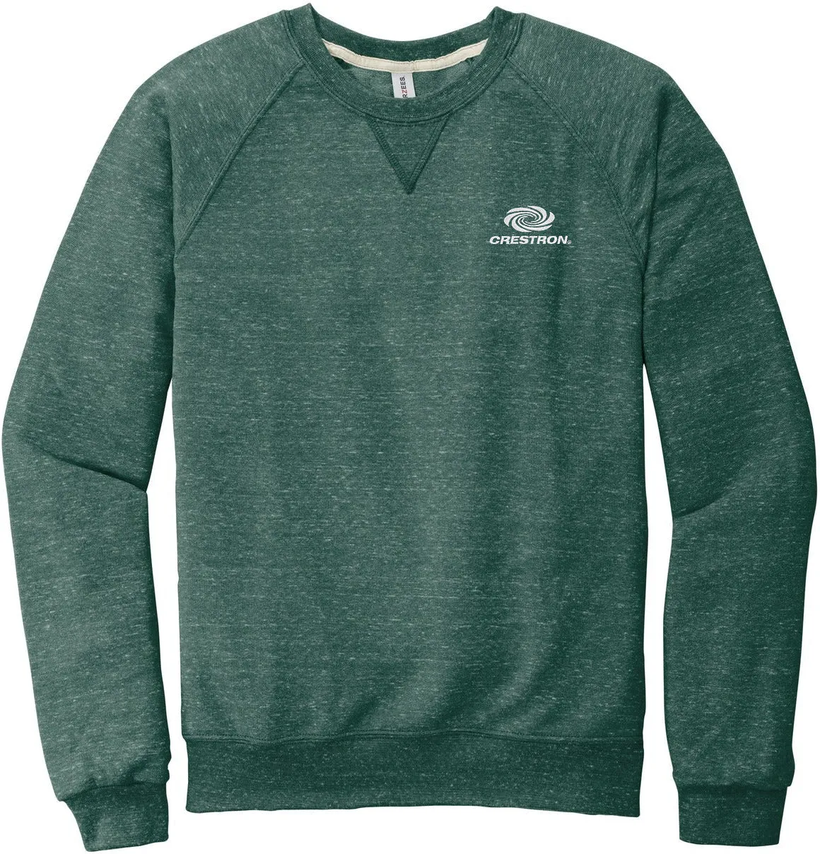 JerzeesSnow Heather French Terry Raglan Crew