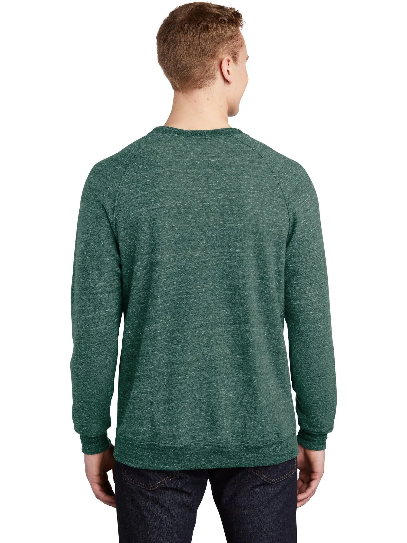 JerzeesSnow Heather French Terry Raglan Crew