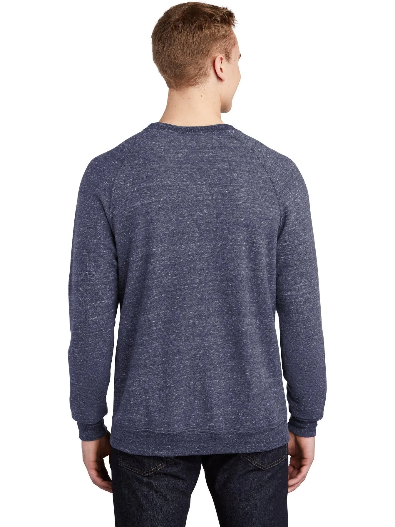 JerzeesSnow Heather French Terry Raglan Crew