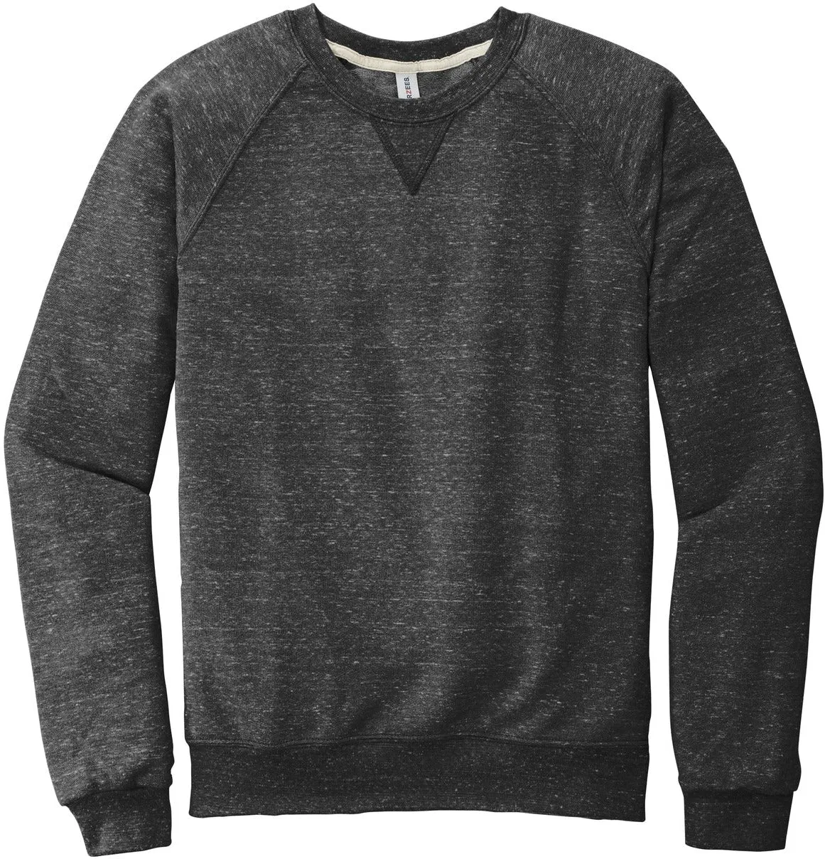 JerzeesSnow Heather French Terry Raglan Crew