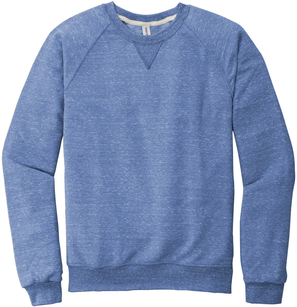 JerzeesSnow Heather French Terry Raglan Crew