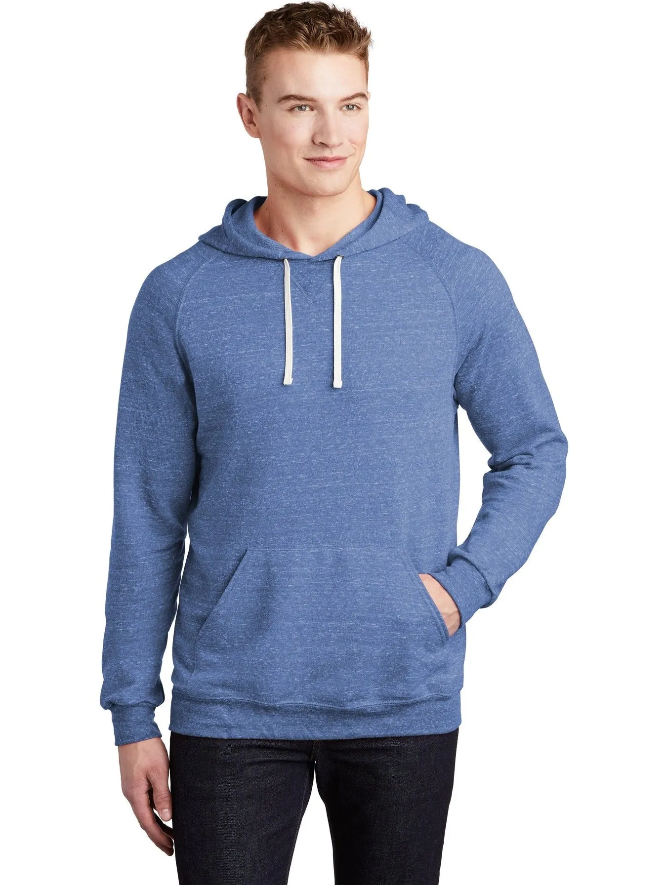JerzeesSnow Heather French Terry Raglan Hoodie