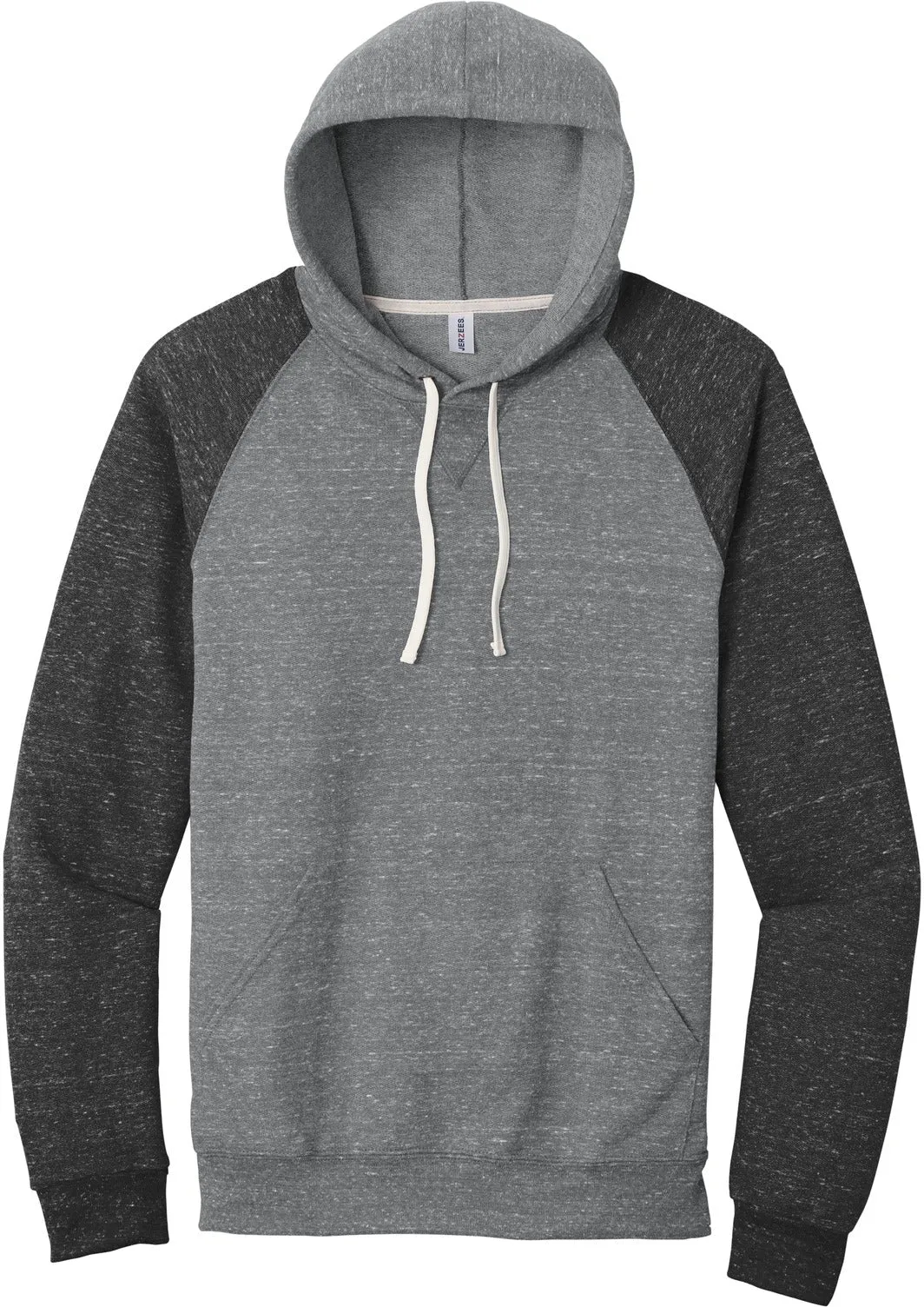 JerzeesSnow Heather French Terry Raglan Hoodie