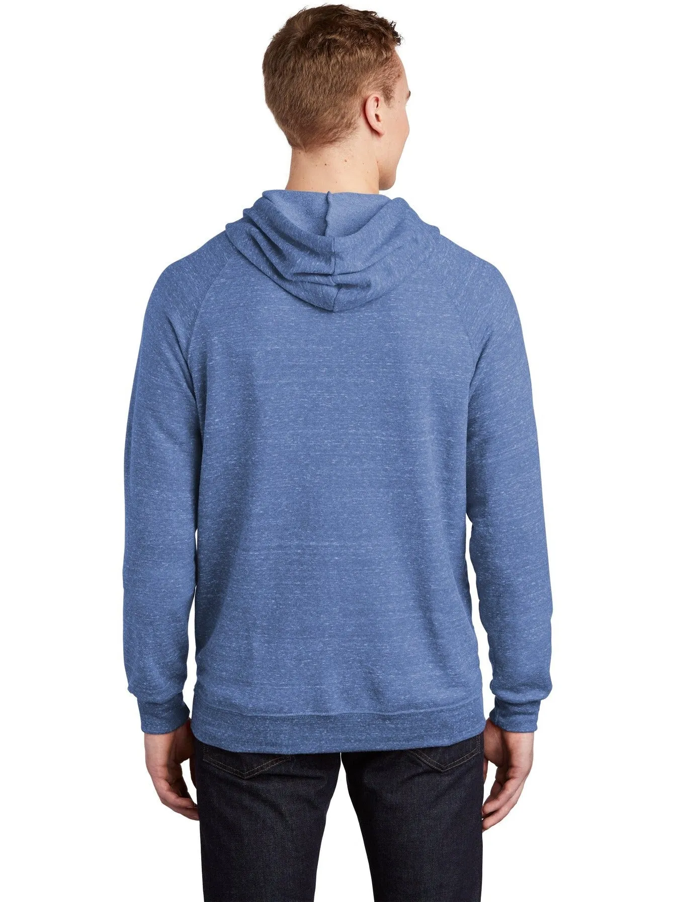 JerzeesSnow Heather French Terry Raglan Hoodie