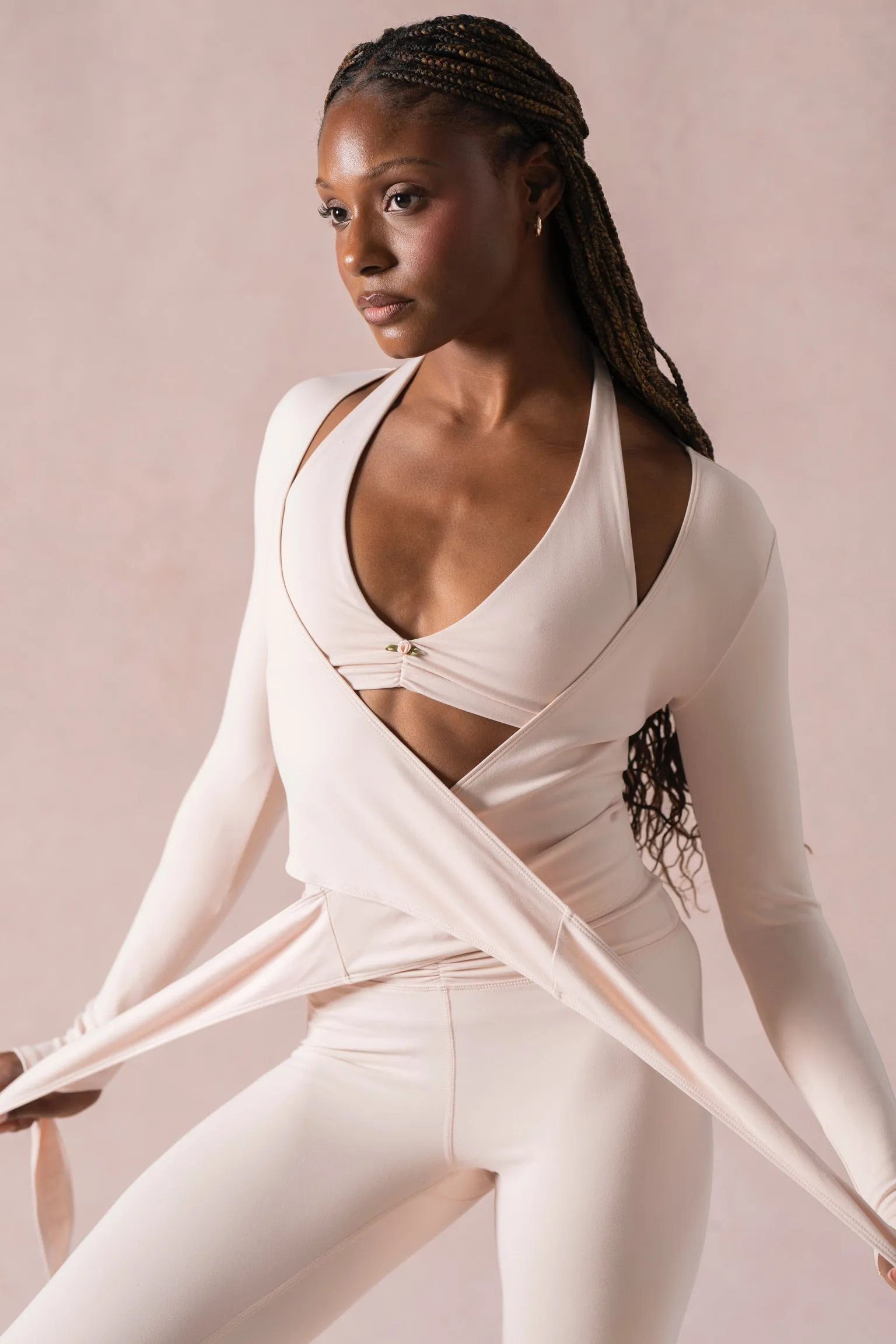 Long Sleeve Wrap Top