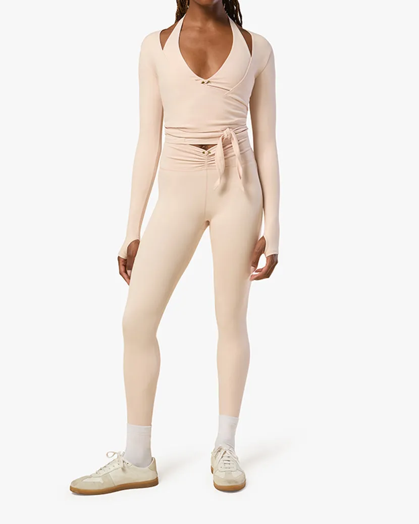 Long Sleeve Wrap Top