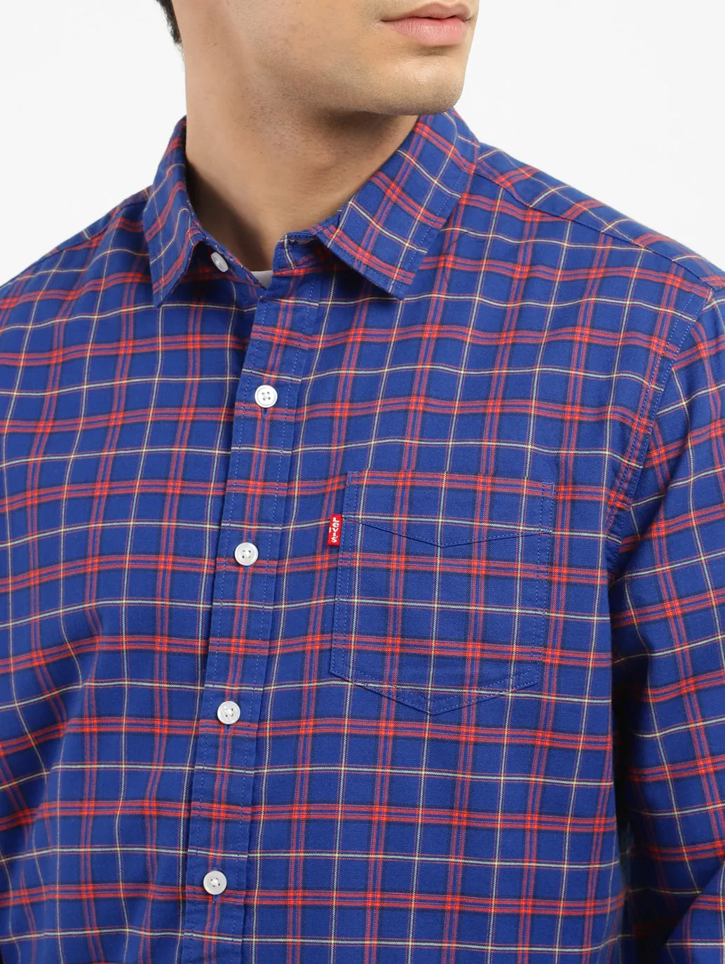Men's Checkered Slim Fit Shirt LEVI'S