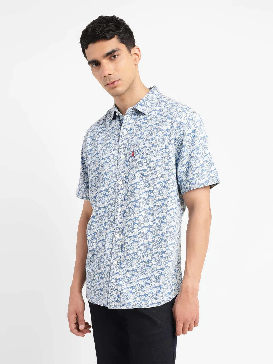 Men's Floral Print Slim Fit Shirt LEVI'S