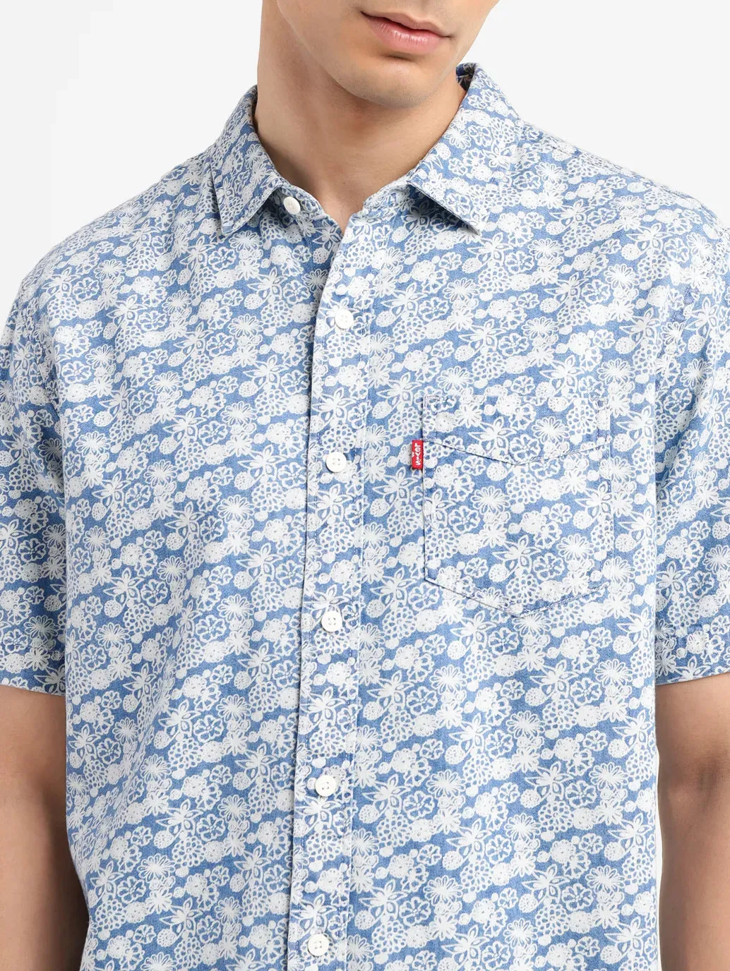 Men's Floral Print Slim Fit Shirt LEVI'S