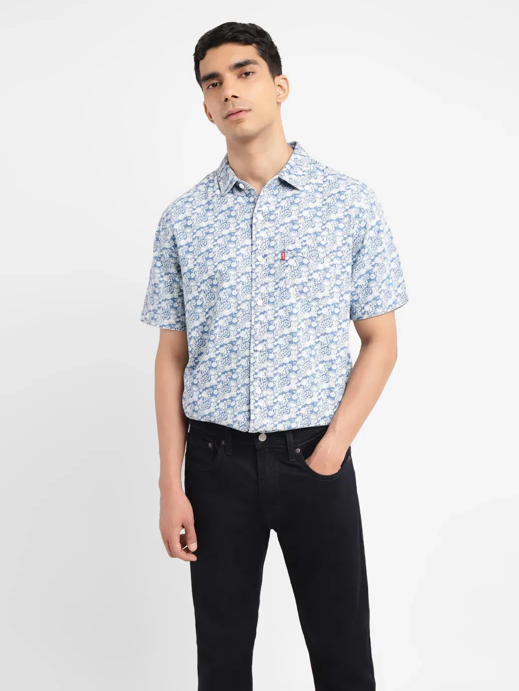Men's Floral Print Slim Fit Shirt LEVI'S