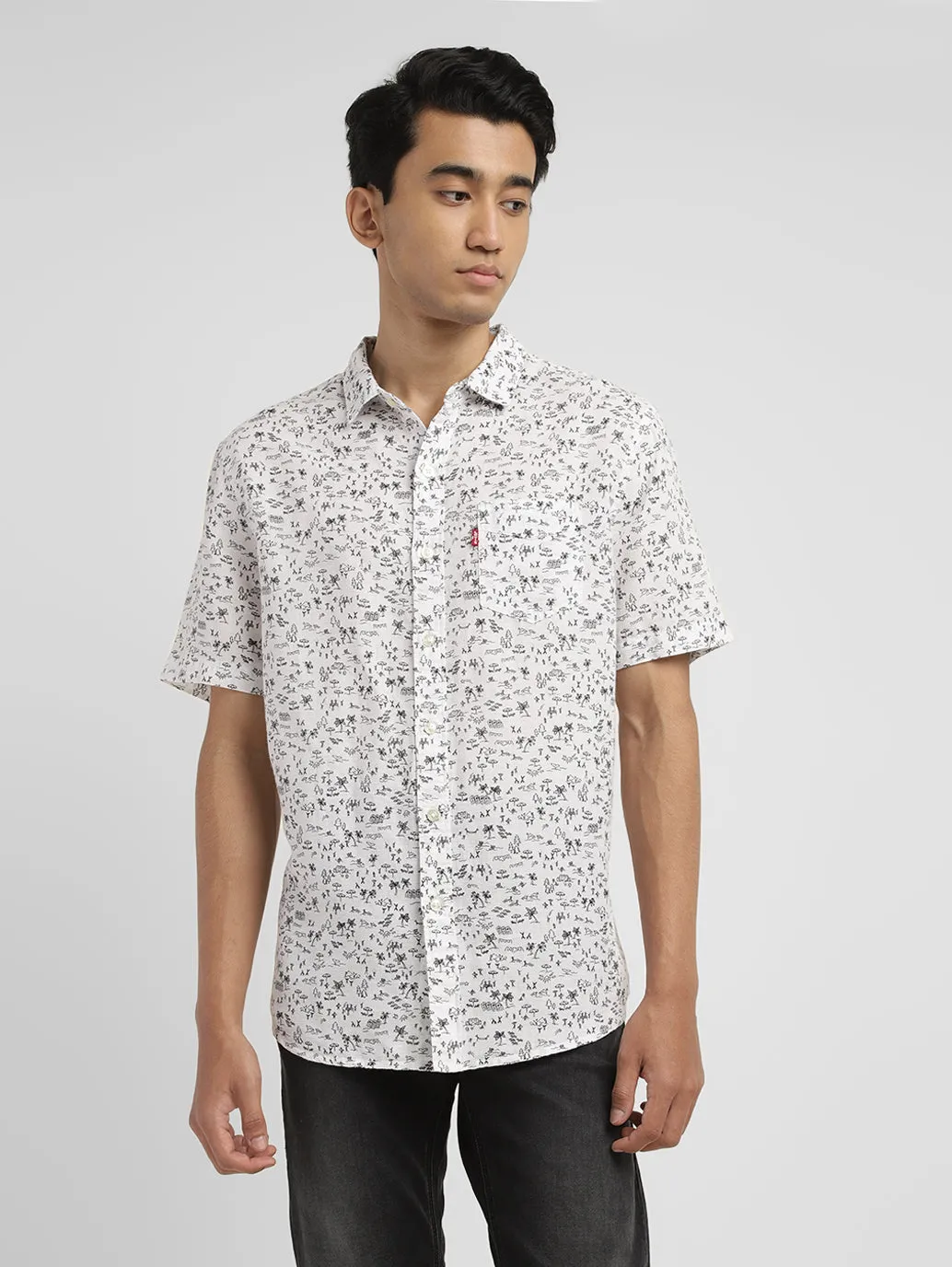Men's Printed Slim Fit Shirt LEVI'S