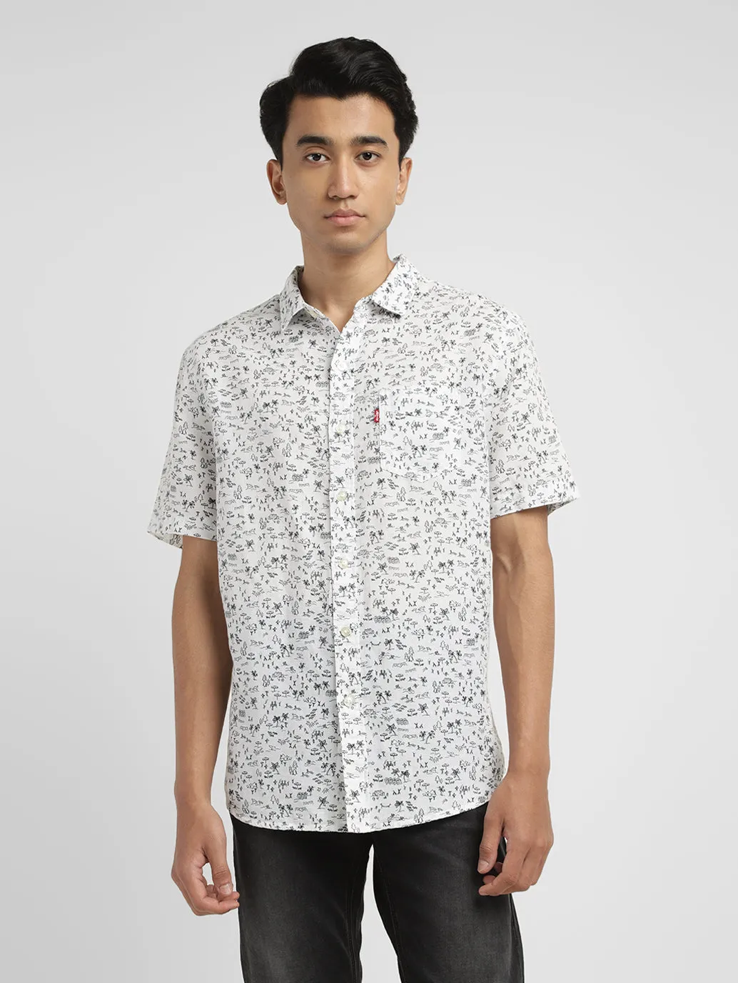 Men's Printed Slim Fit Shirt LEVI'S