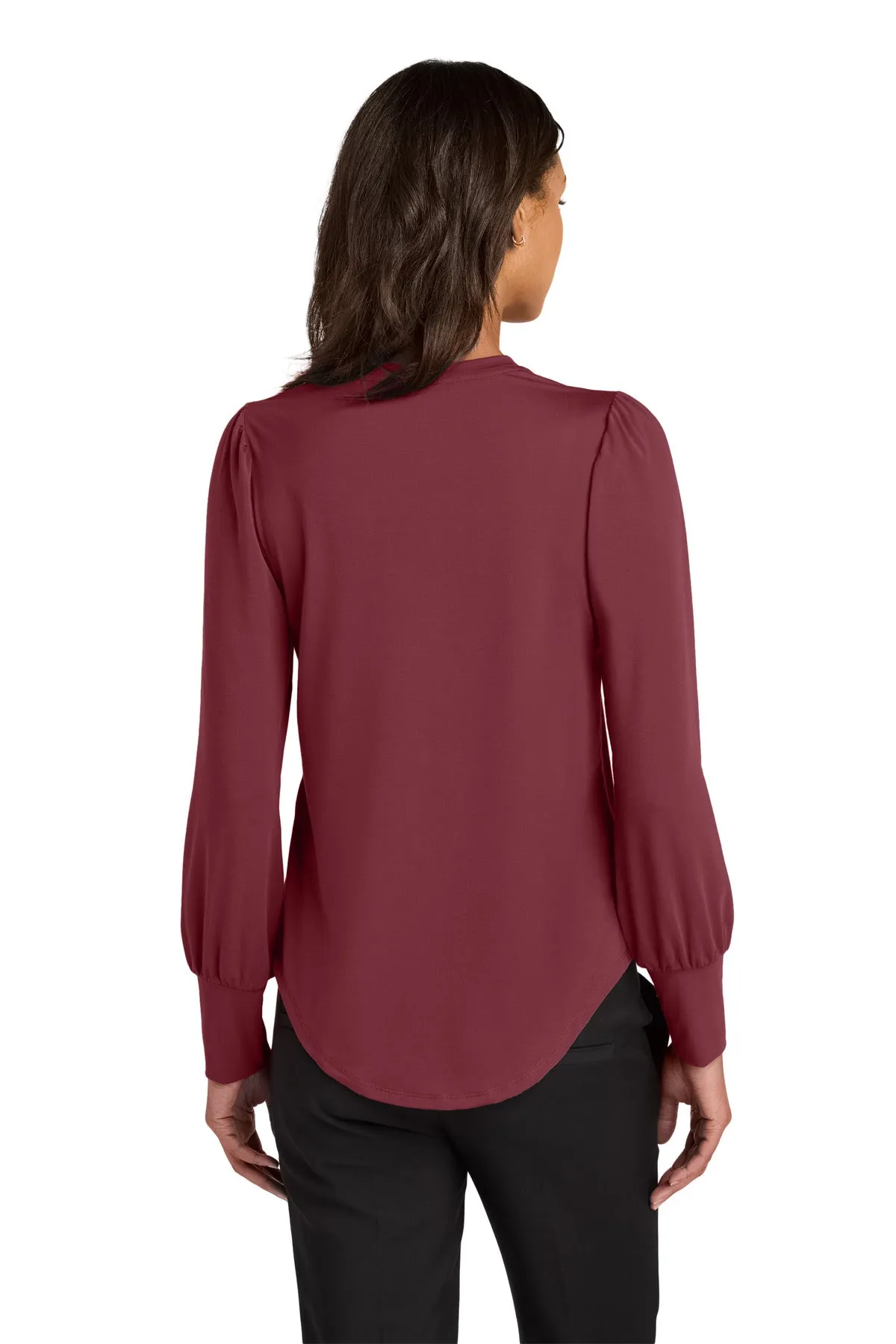 Mercer Mettle Ladies Stretch Jersey Long Sleeve Blouson Top