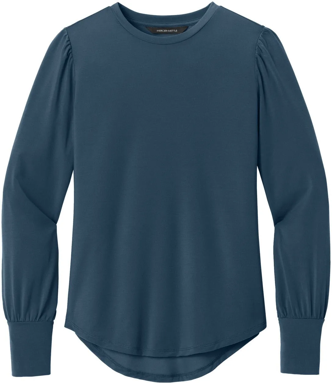 Mercer Mettle Ladies Stretch Jersey Long Sleeve Blouson Top