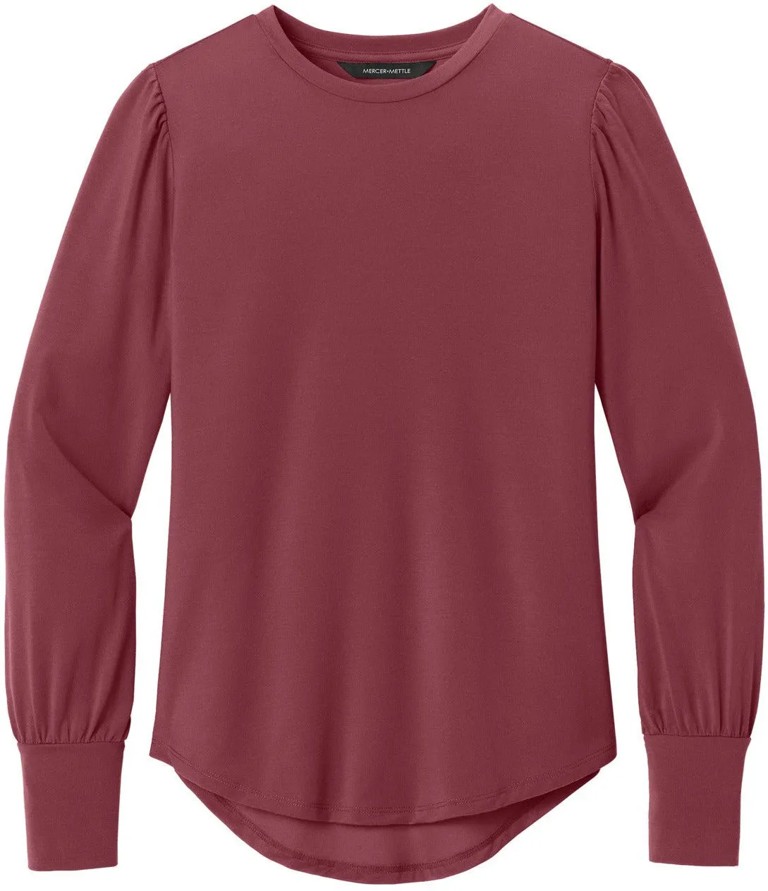 Mercer Mettle Ladies Stretch Jersey Long Sleeve Blouson Top