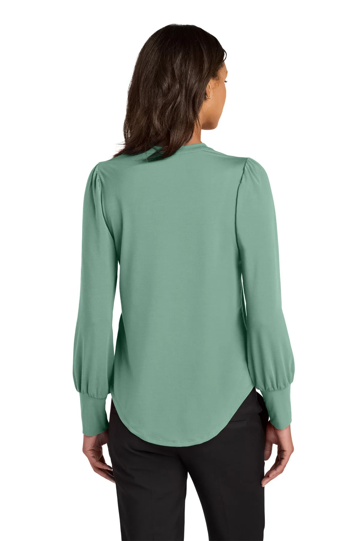 Mercer Mettle Ladies Stretch Jersey Long Sleeve Blouson Top
