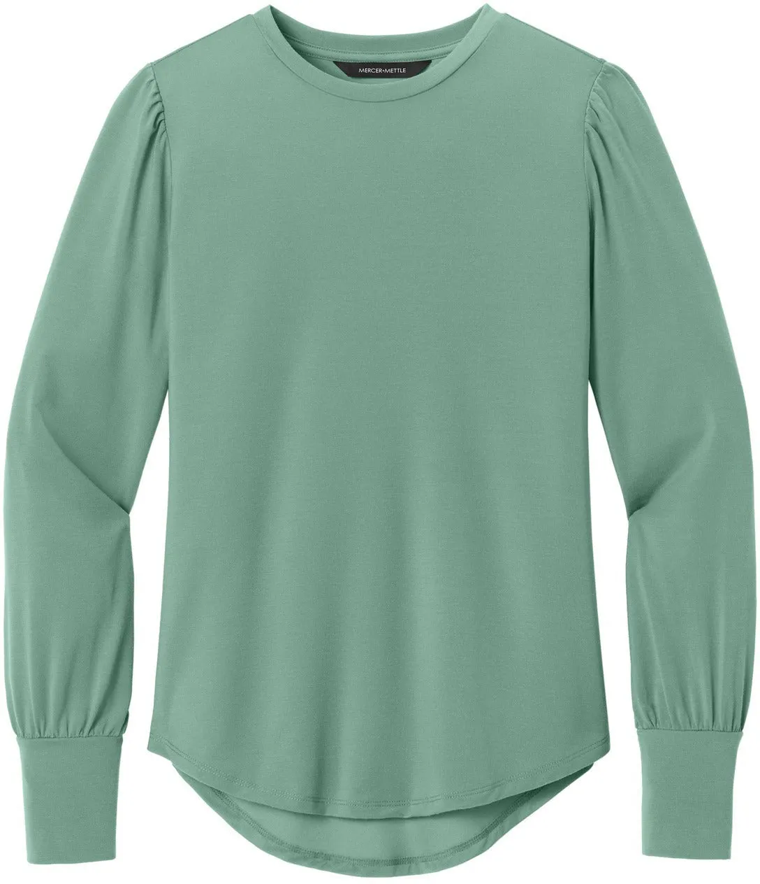 Mercer Mettle Ladies Stretch Jersey Long Sleeve Blouson Top