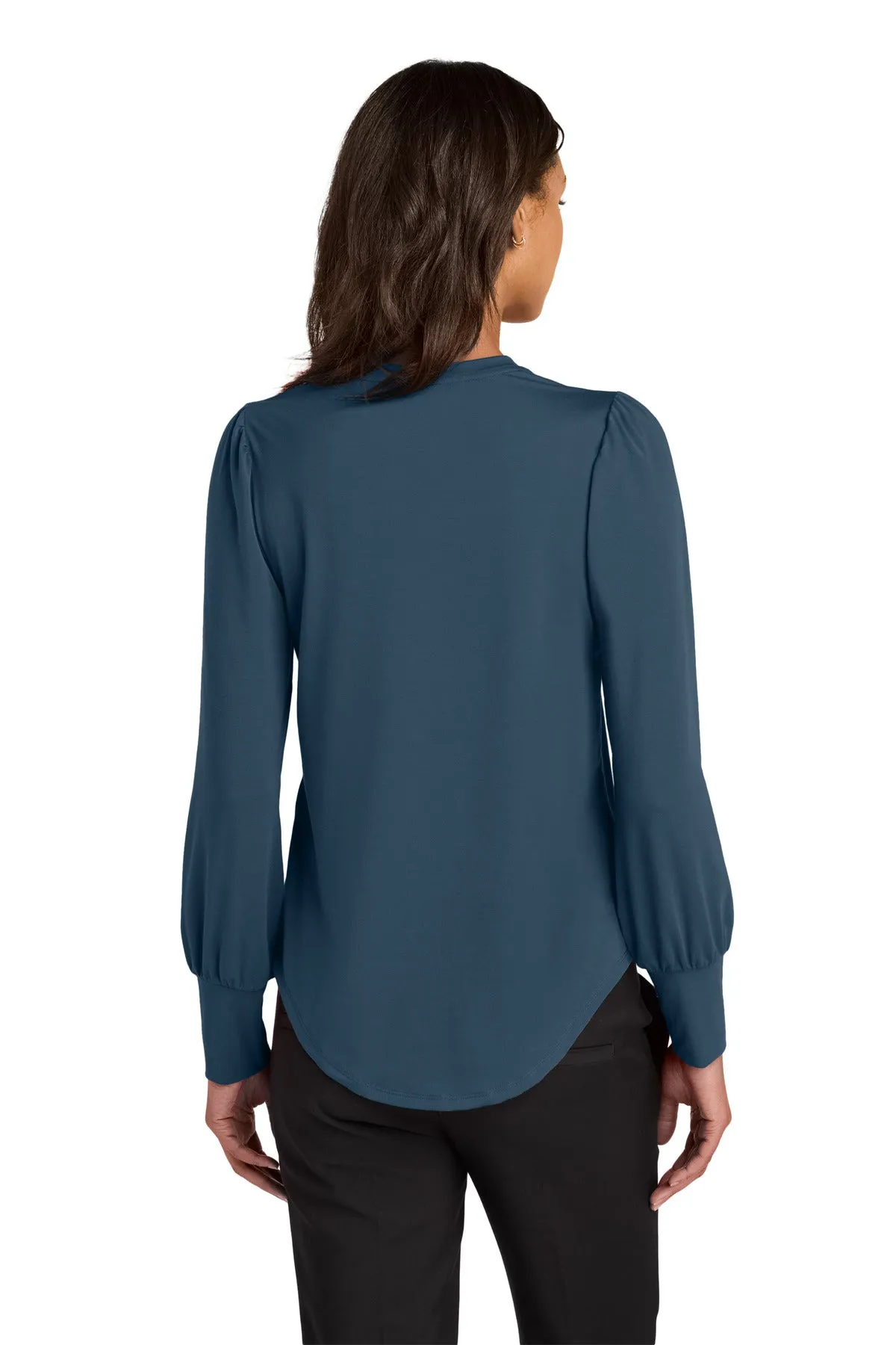 Mercer Mettle Ladies Stretch Jersey Long Sleeve Blouson Top
