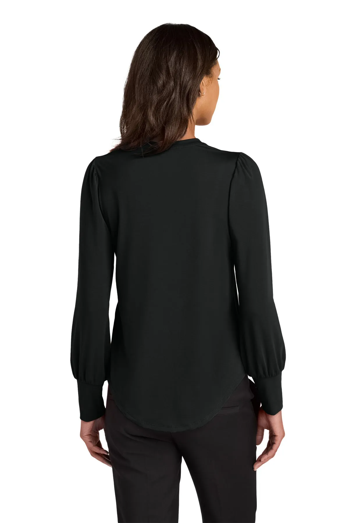 Mercer Mettle Ladies Stretch Jersey Long Sleeve Blouson Top
