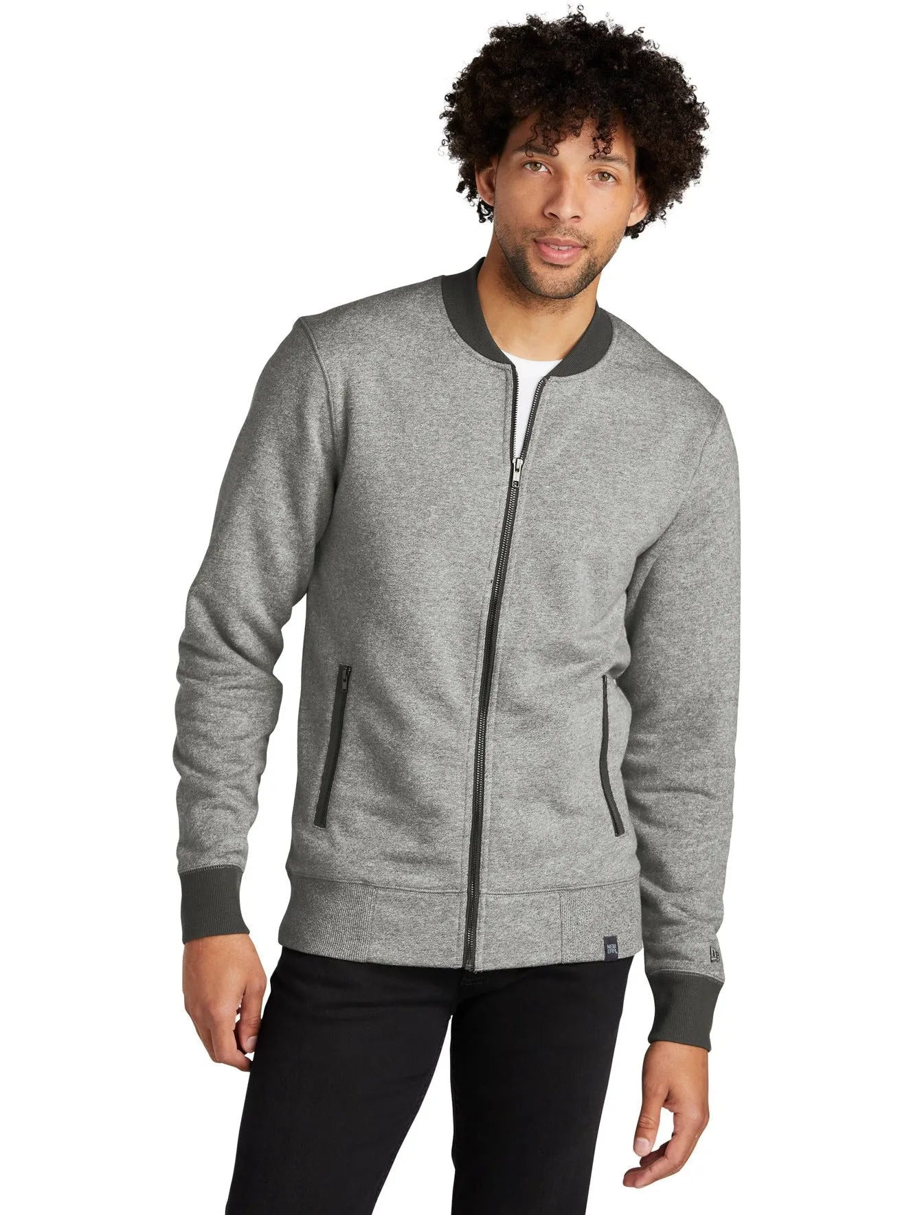 New Era French Terry Baseball Full-Zip