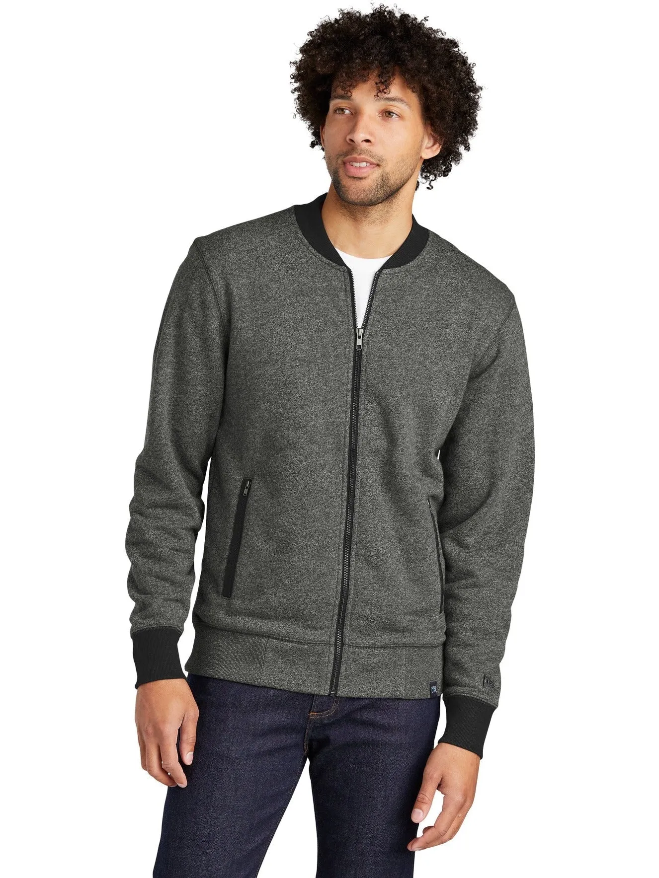 New Era French Terry Baseball Full-Zip