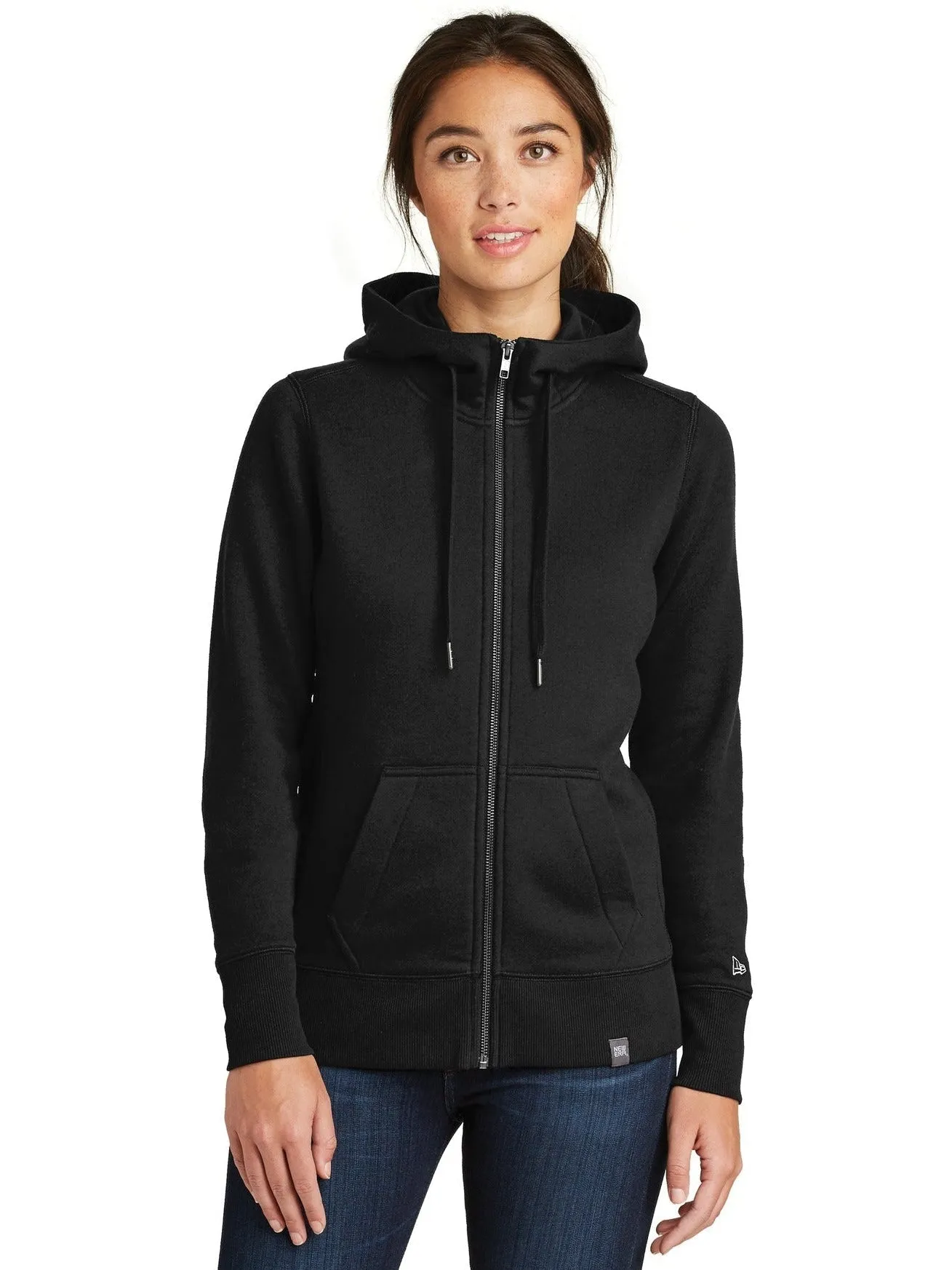 New Era Ladies French Terry Full-Zip Hoodie