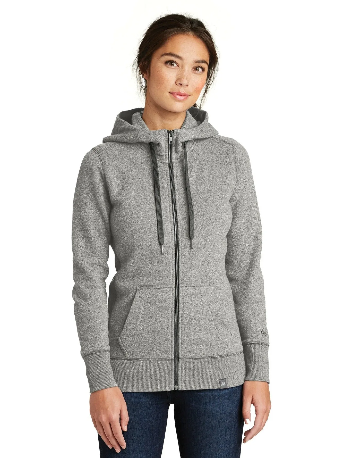 New Era Ladies French Terry Full-Zip Hoodie