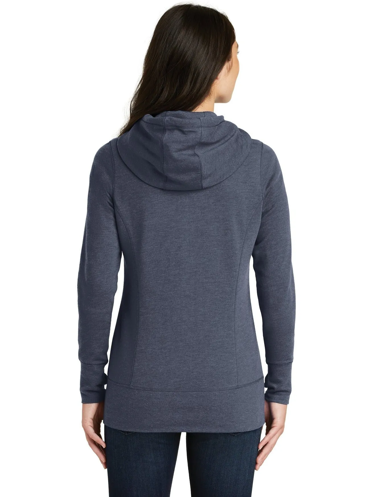 New Era Ladies Tri-Blend Fleece Full-Zip Hoodie