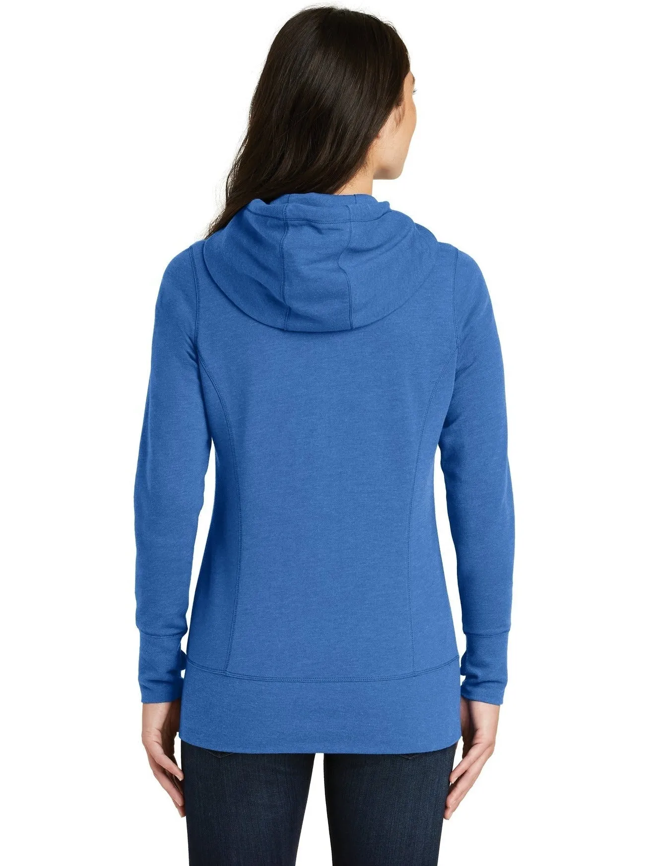 New Era Ladies Tri-Blend Fleece Full-Zip Hoodie