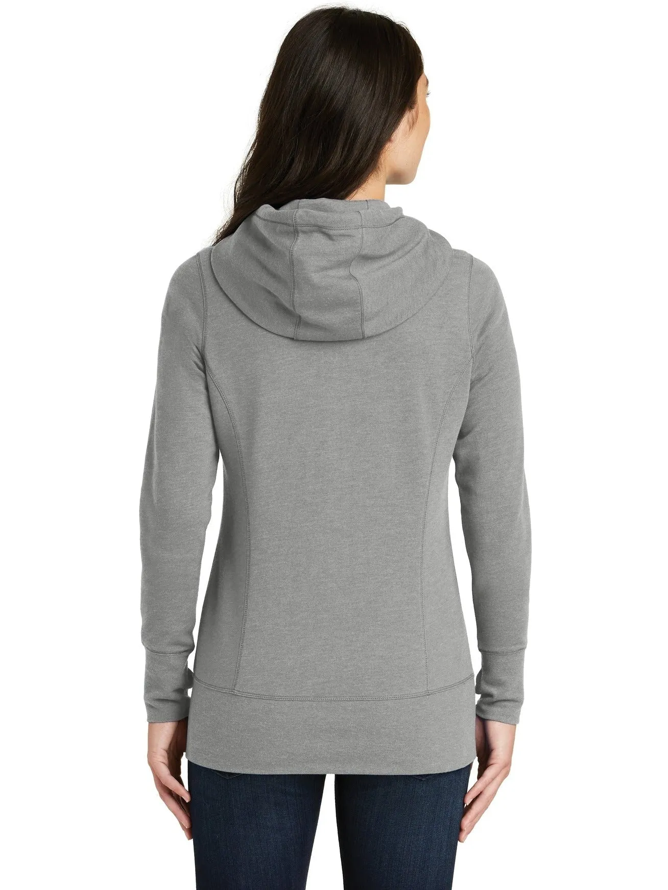 New Era Ladies Tri-Blend Fleece Full-Zip Hoodie
