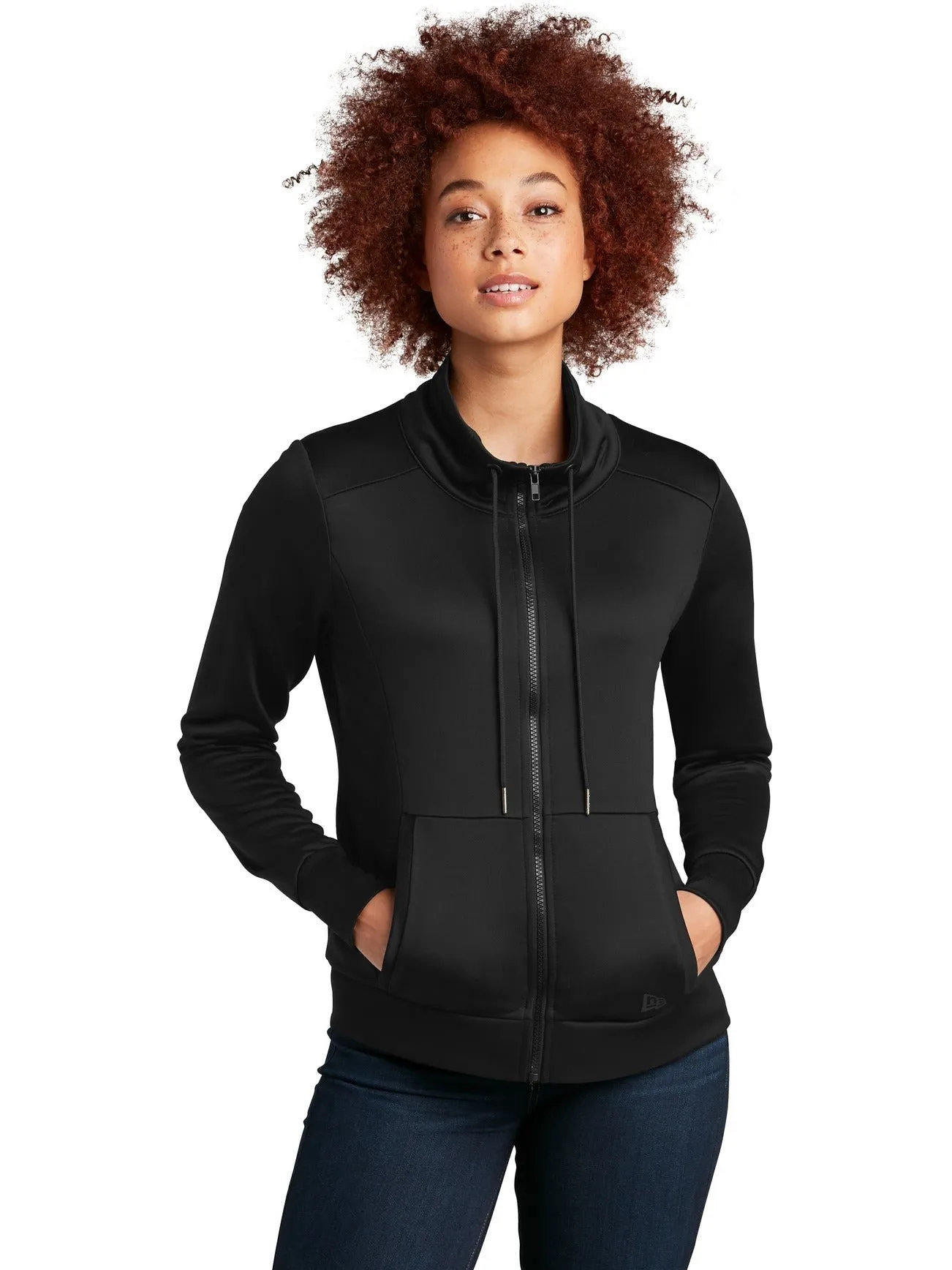 New EraLadies Performance Terry Full-Zip Cowl