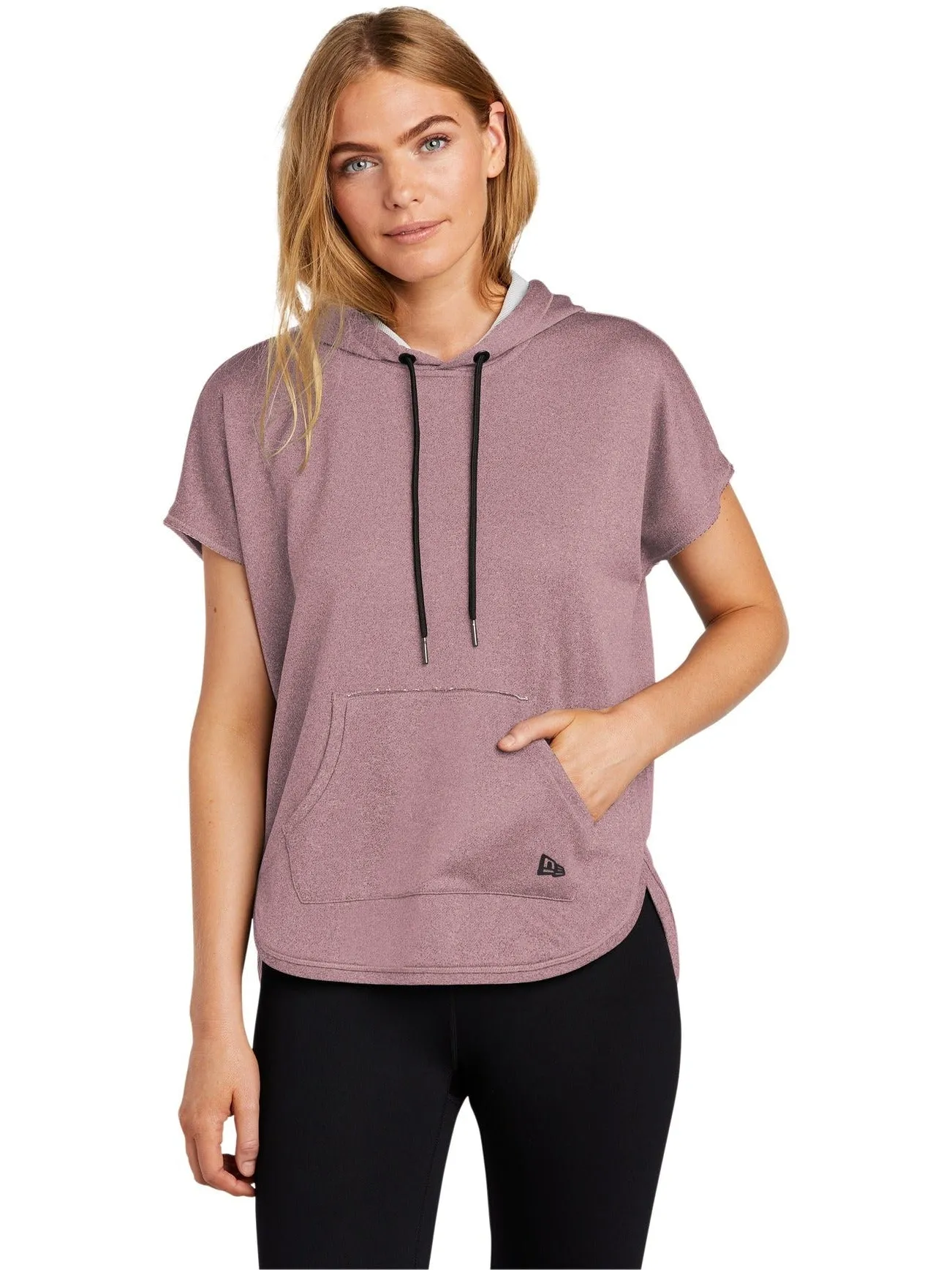 New EraLadies Performance Terry Short Sleeve Hoodie