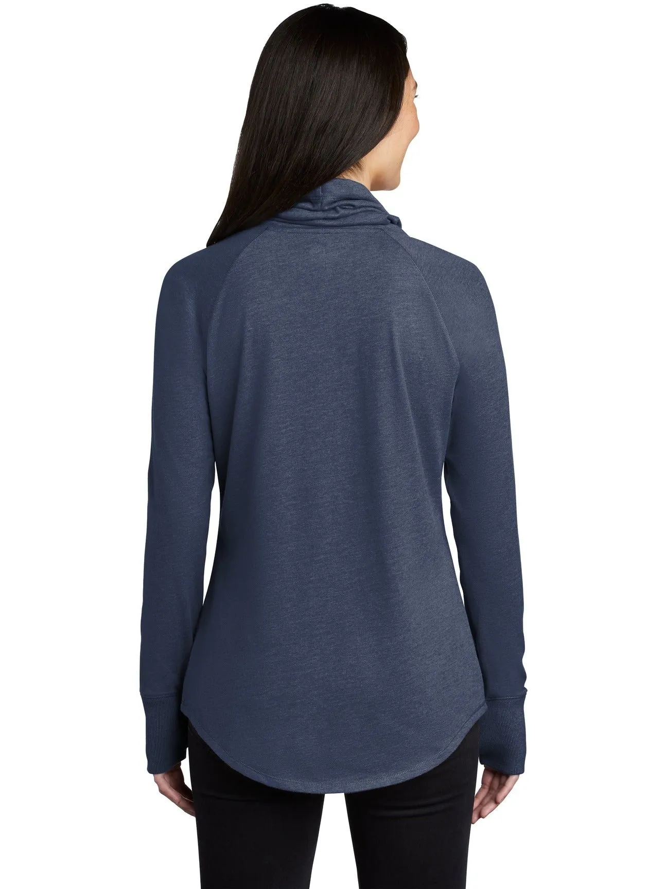 New EraLadies Sueded Cotton Blend Cowl Tee