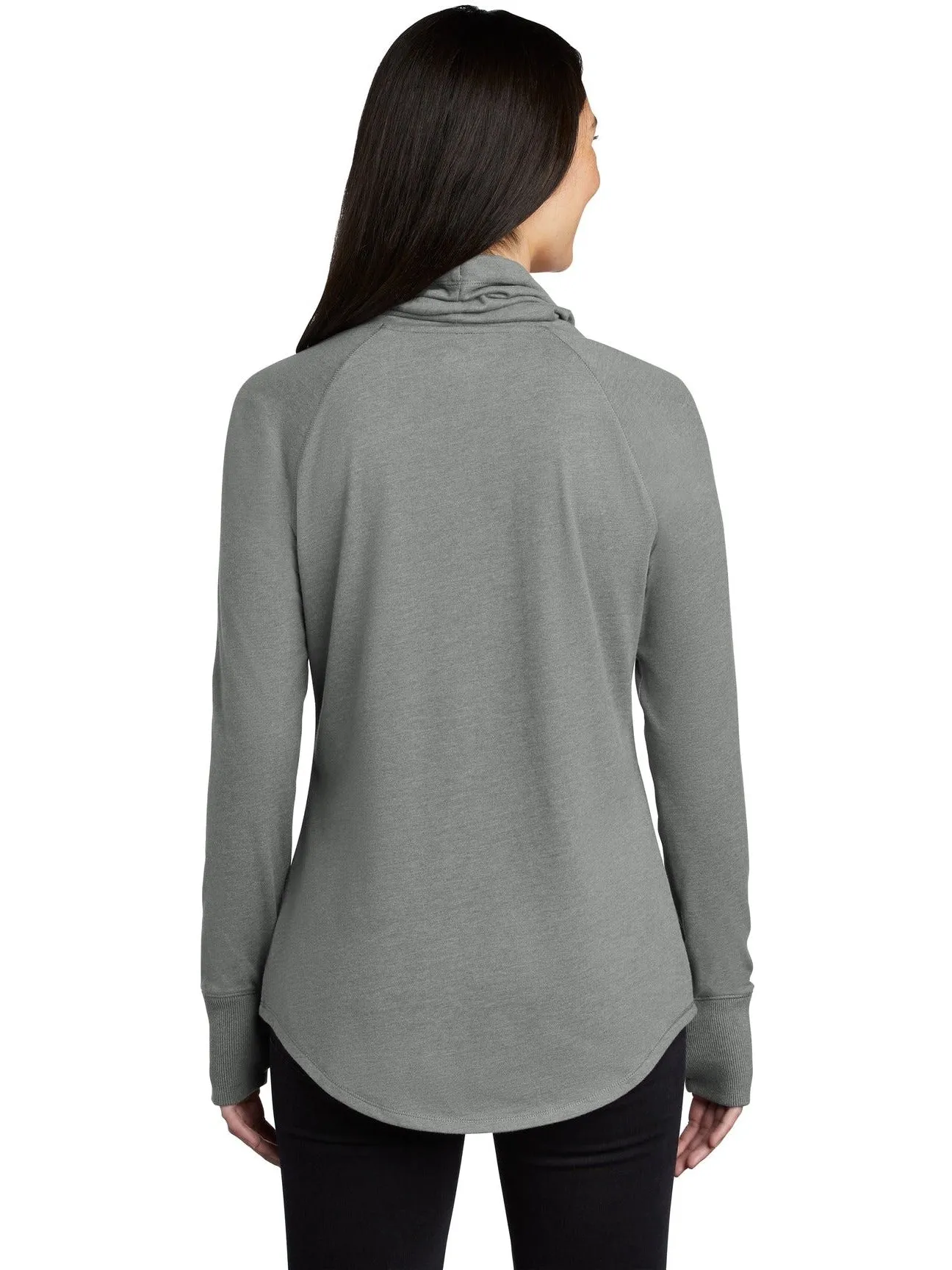 New EraLadies Sueded Cotton Blend Cowl Tee