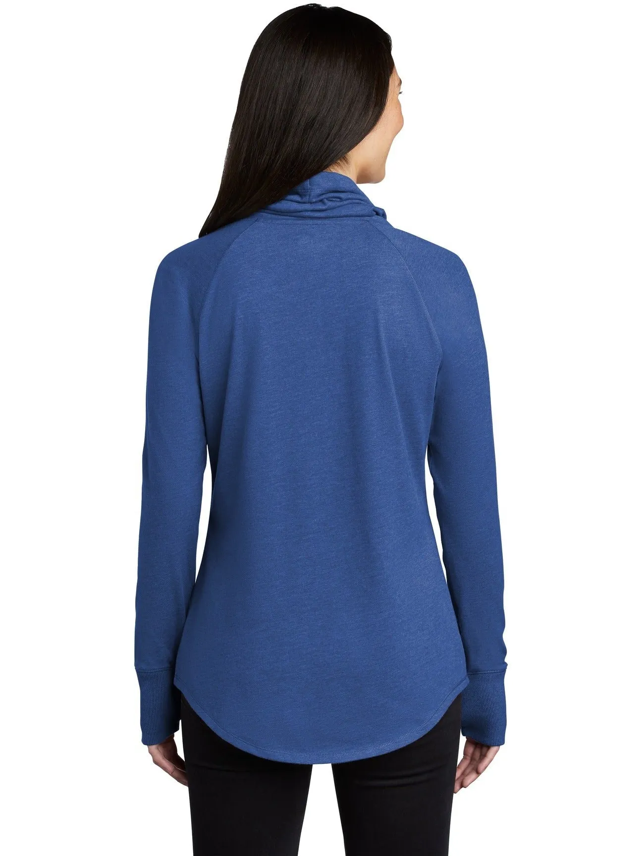 New EraLadies Sueded Cotton Blend Cowl Tee