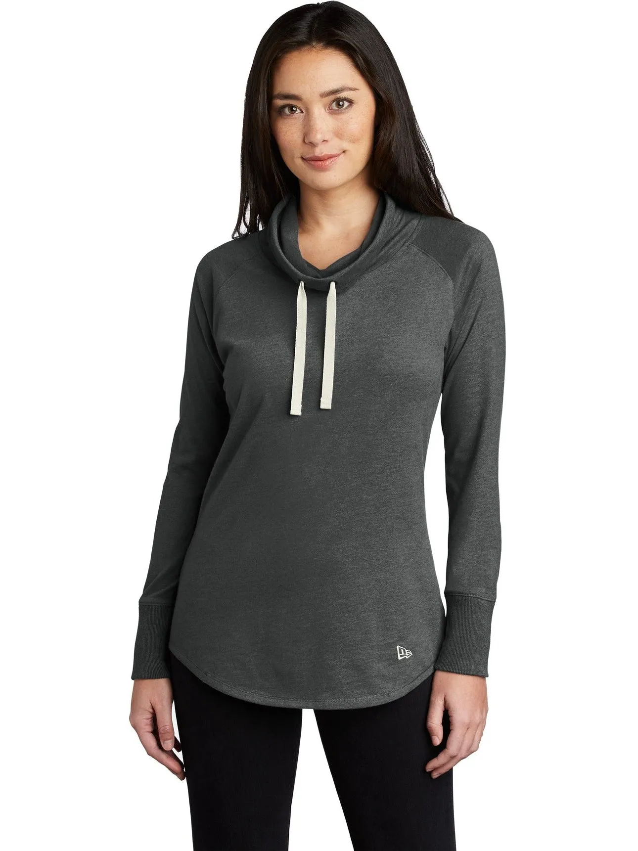 New EraLadies Sueded Cotton Blend Cowl Tee