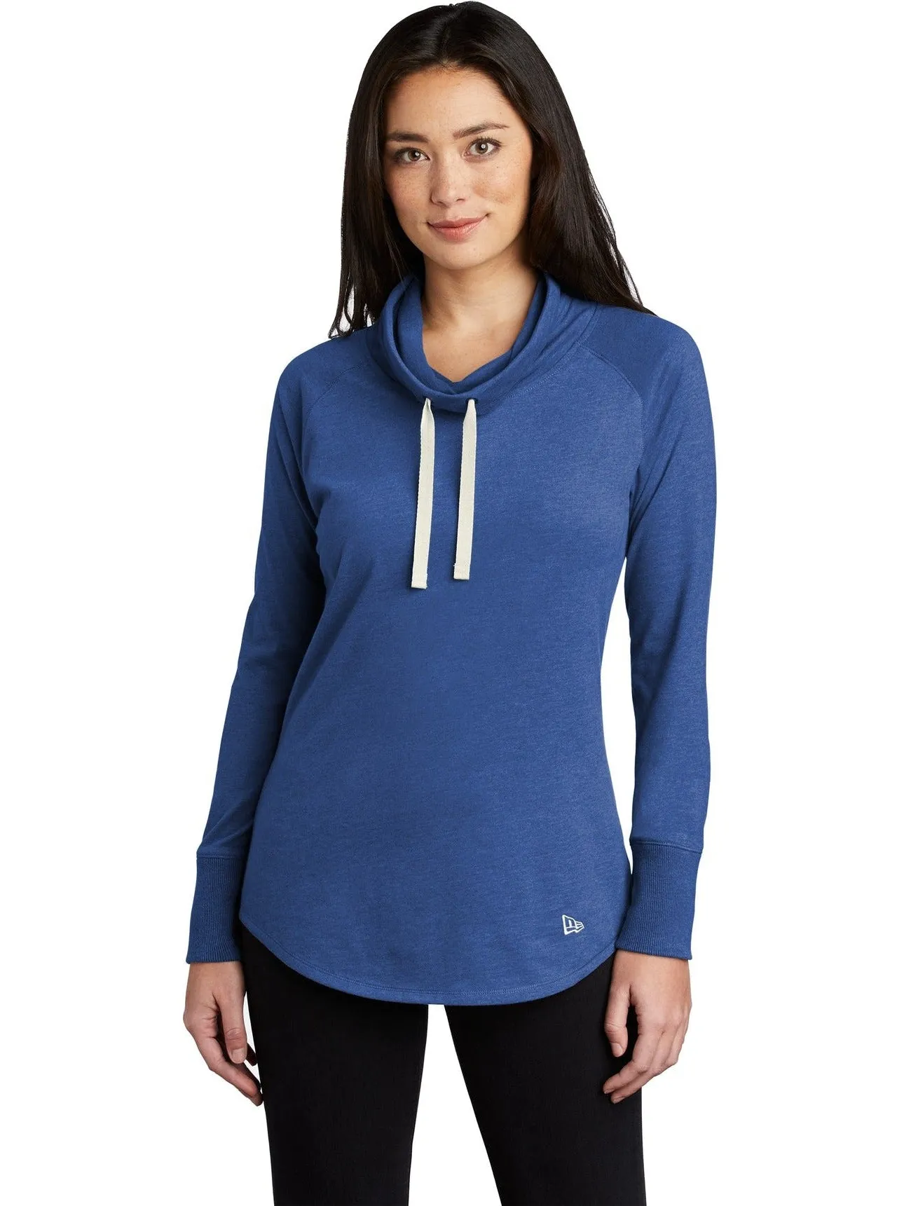 New EraLadies Sueded Cotton Blend Cowl Tee