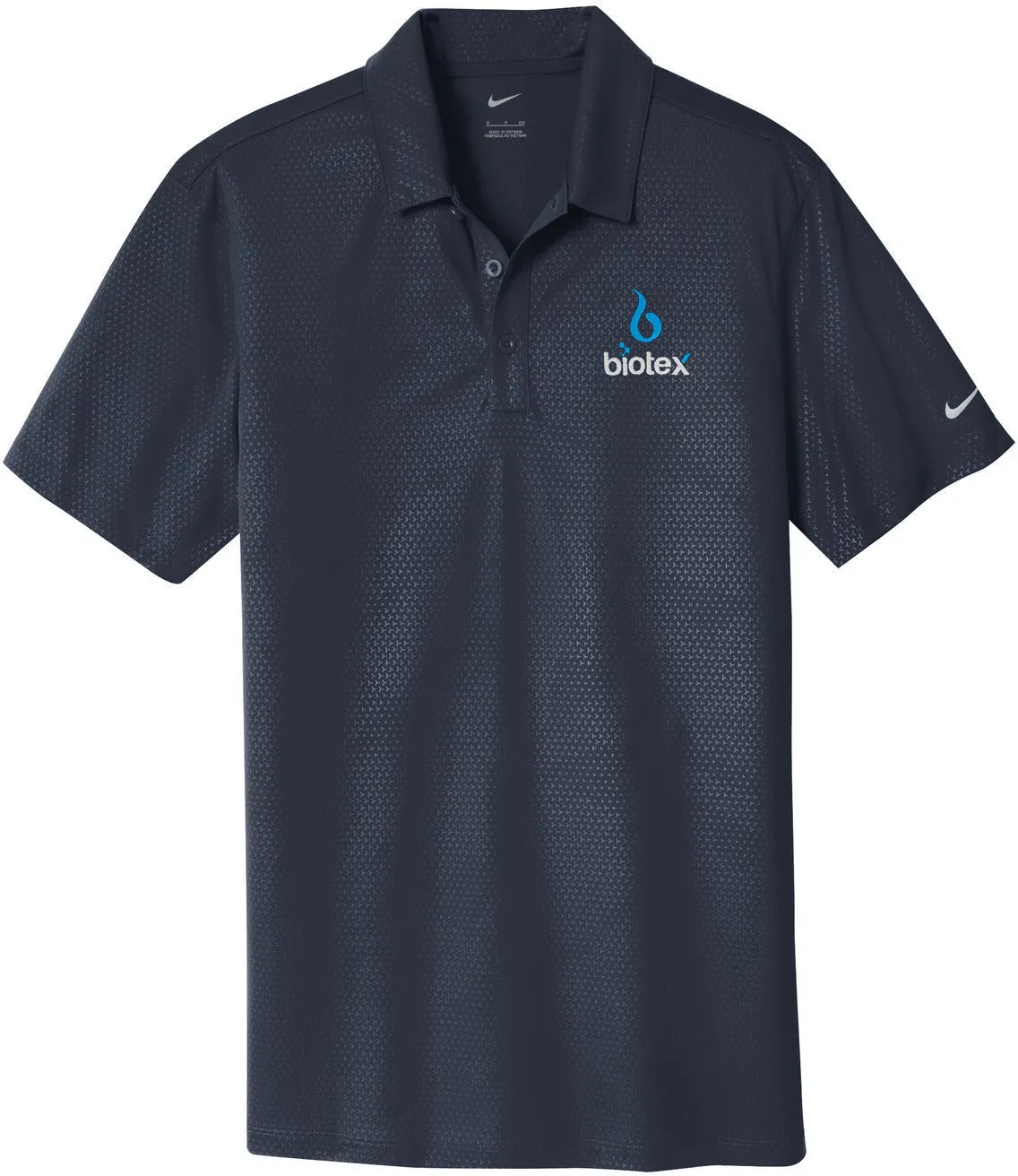 NIKE Dri-FIT Embossed Tri-Blade Polo