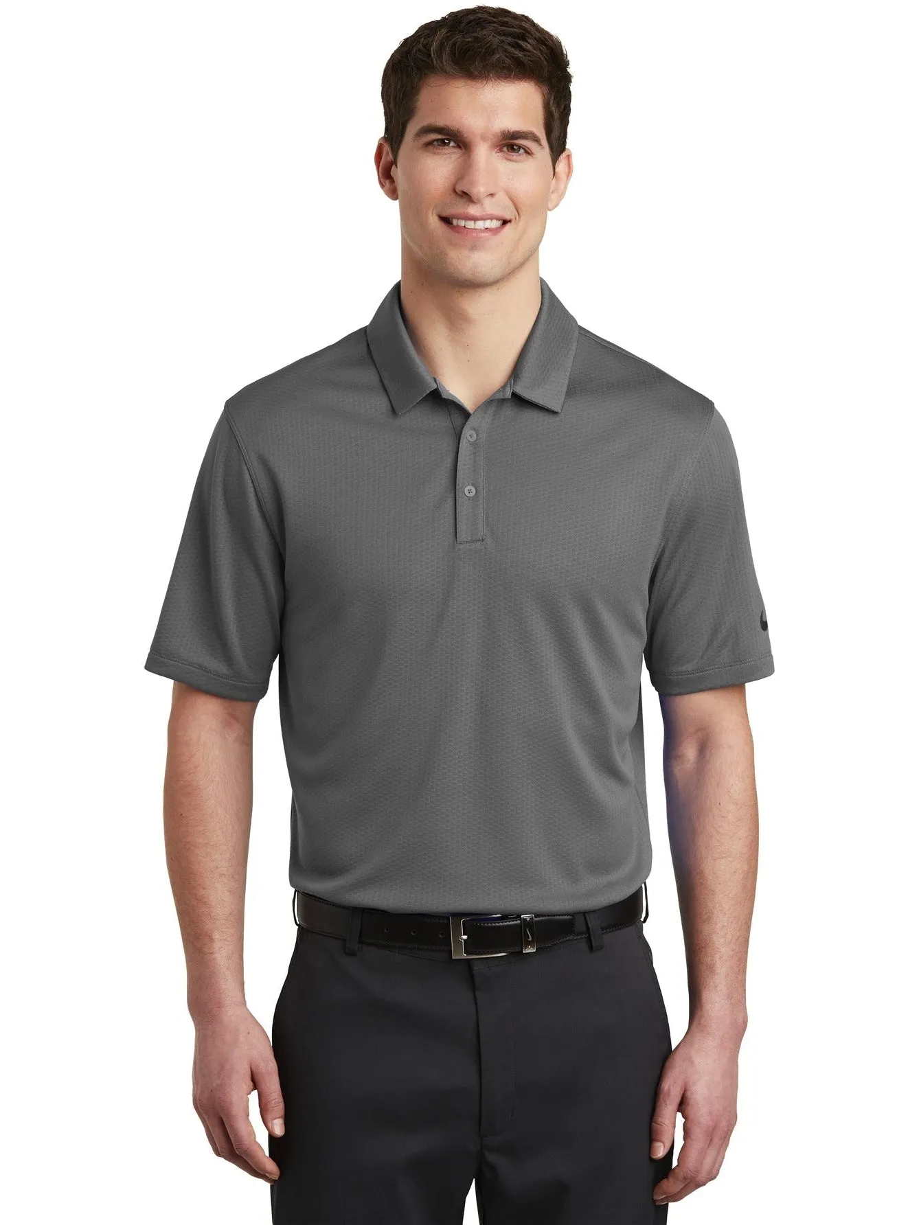 NIKE Dri-FIT Hex Textured Polo