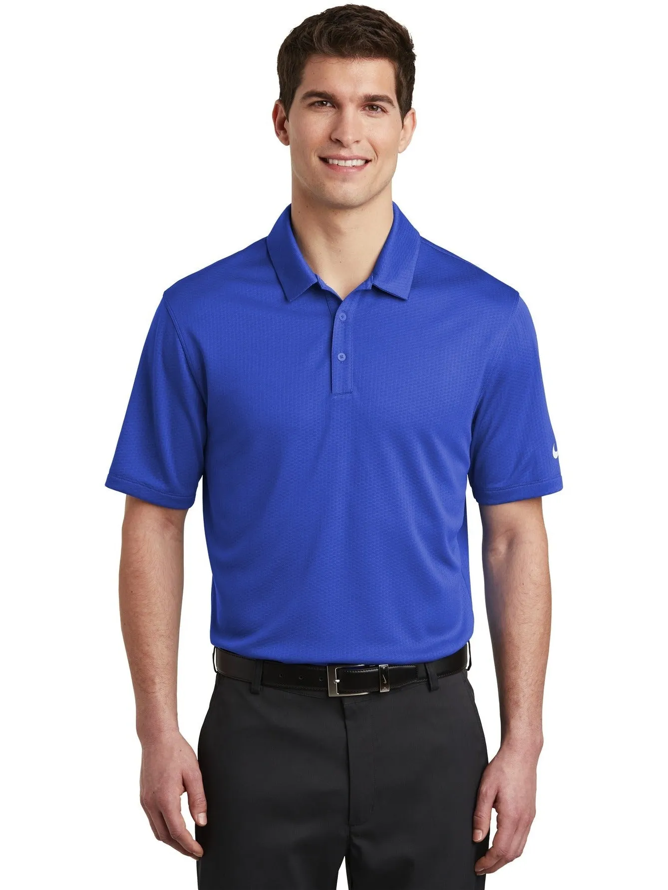 NIKE Dri-FIT Hex Textured Polo