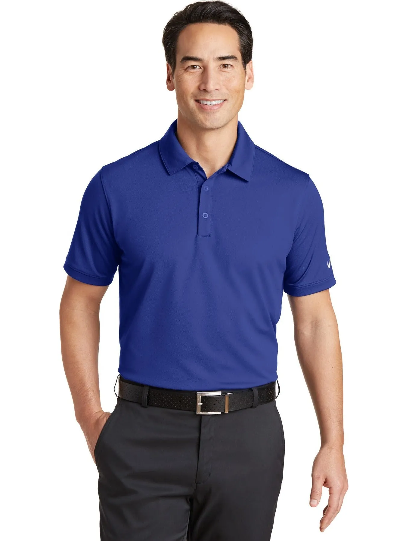 NIKE Dri-FIT Solid Icon Pique Modern Fit Polo