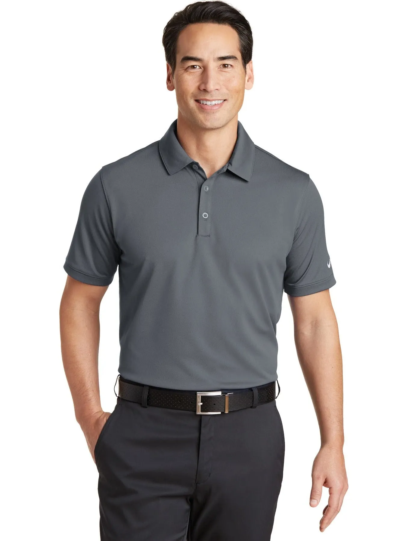 NIKE Dri-FIT Solid Icon Pique Modern Fit Polo