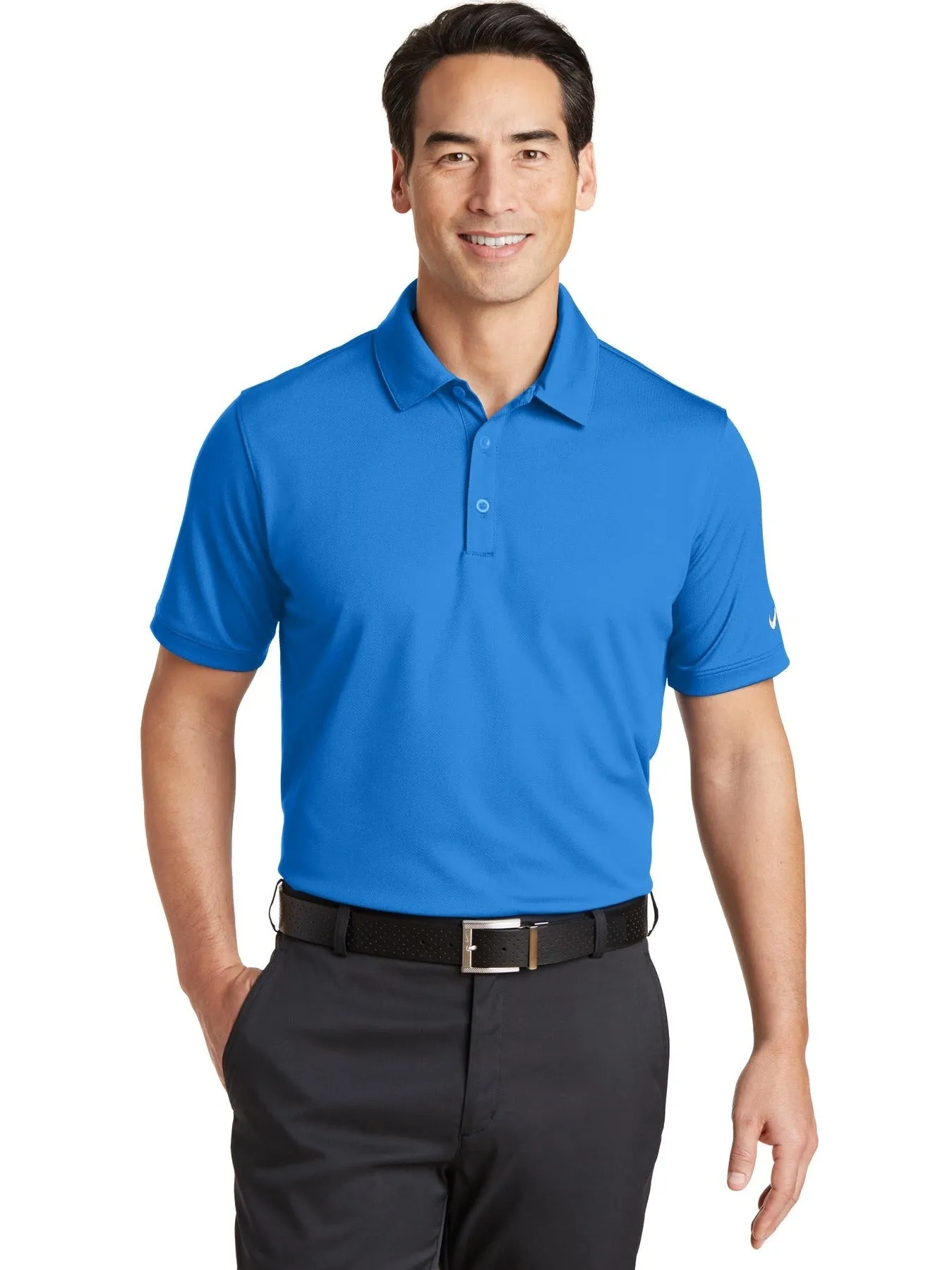 NIKE Dri-FIT Solid Icon Pique Modern Fit Polo