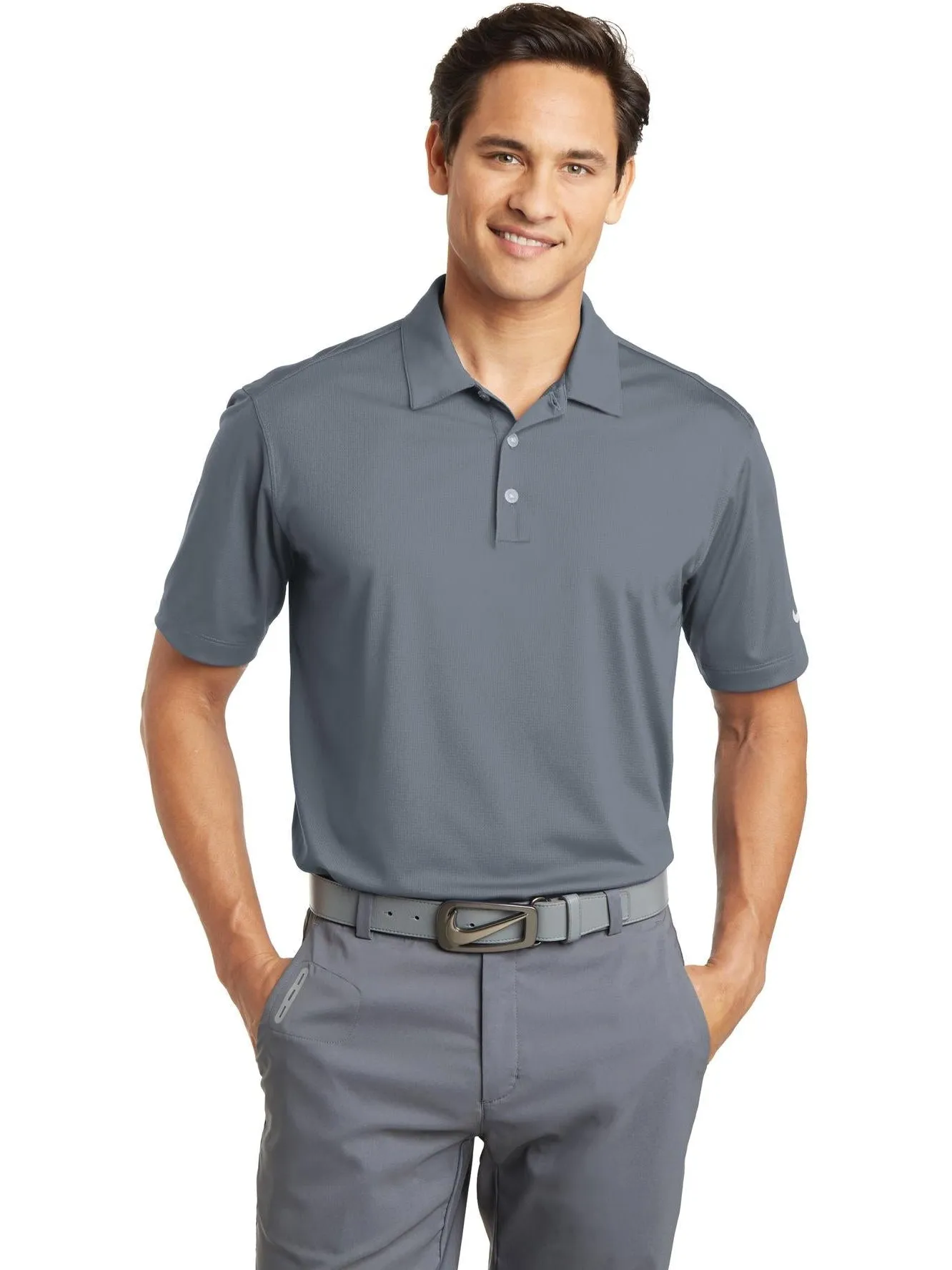 NIKE Dri-FIT Vertical Mesh Polo