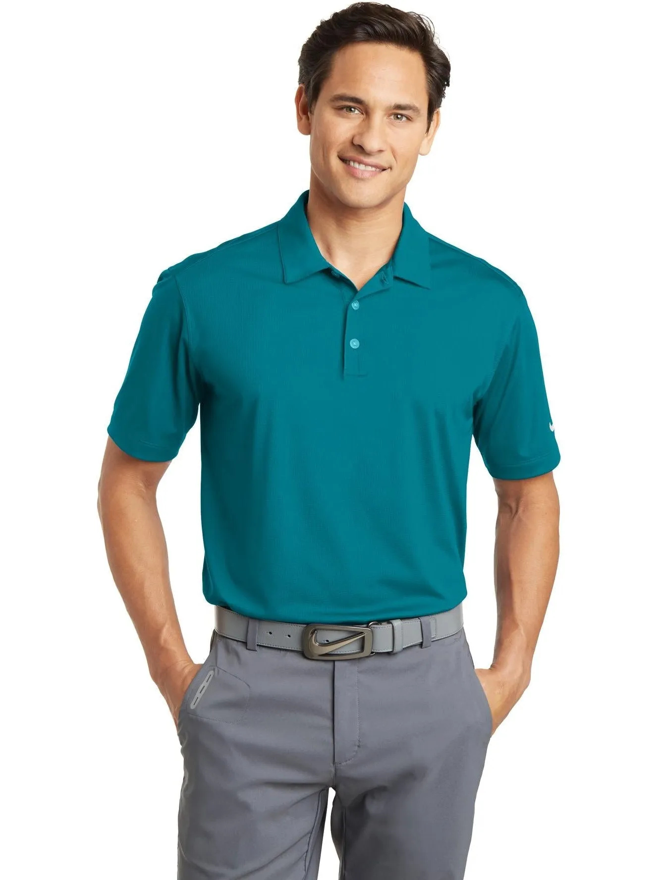 NIKE Dri-FIT Vertical Mesh Polo