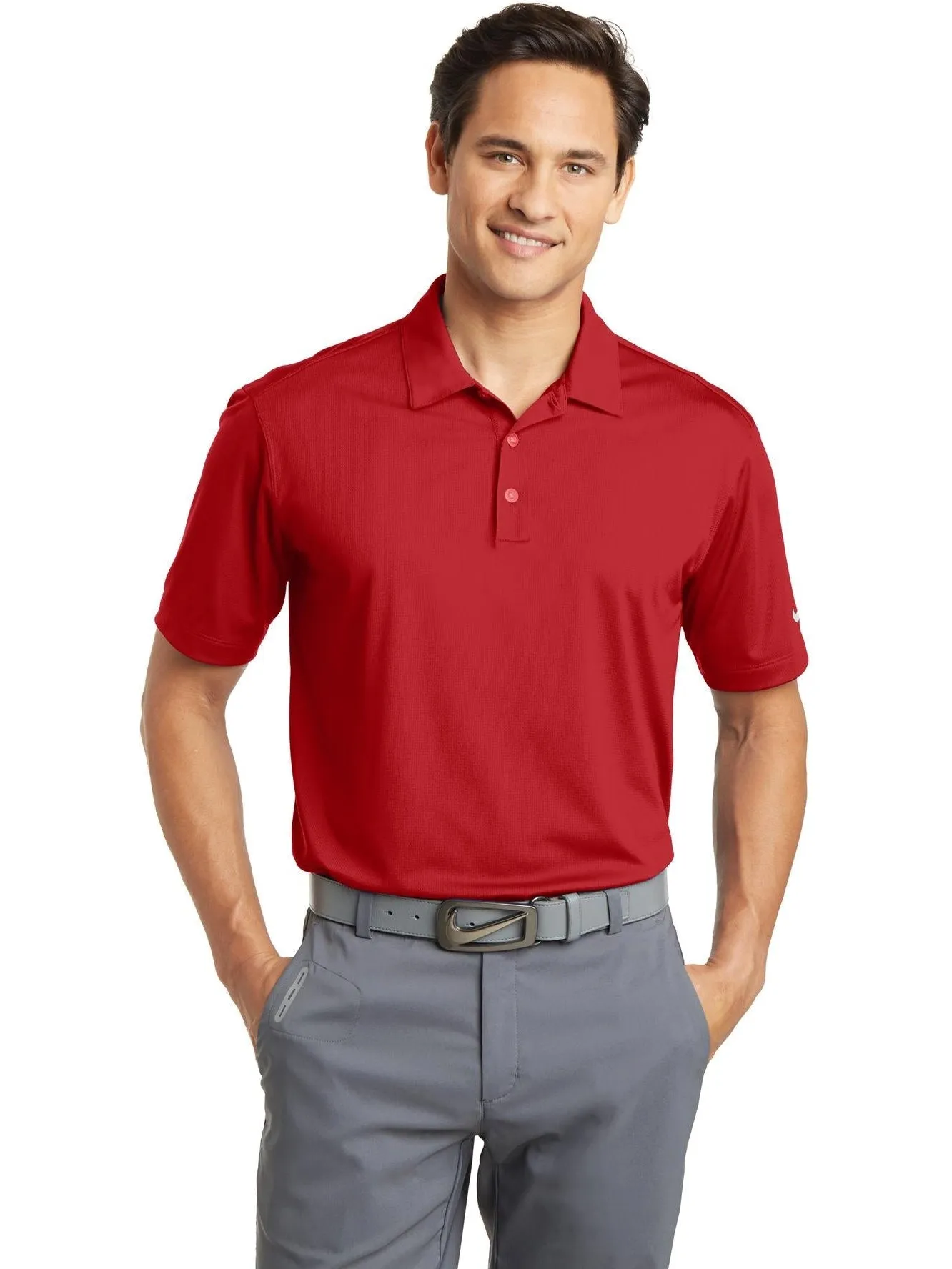 NIKE Dri-FIT Vertical Mesh Polo