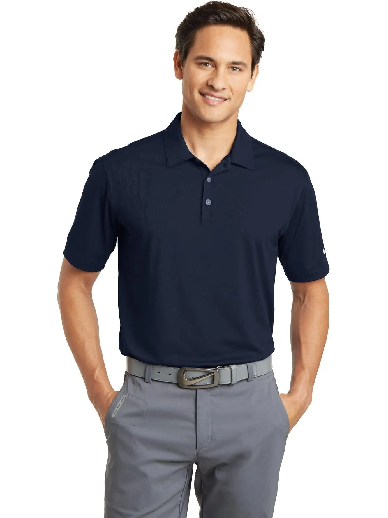 NIKE Dri-FIT Vertical Mesh Polo