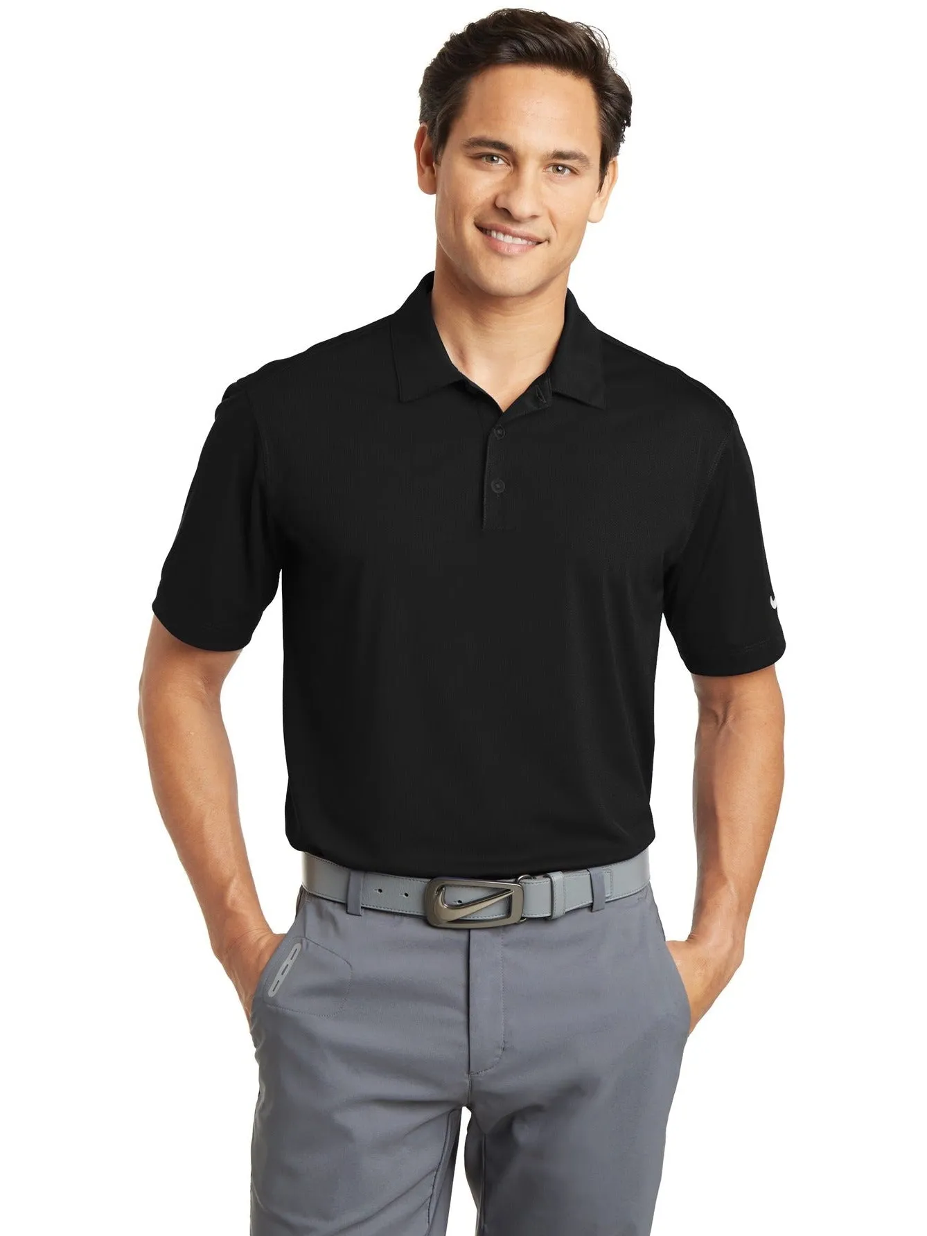 NIKE Dri-FIT Vertical Mesh Polo